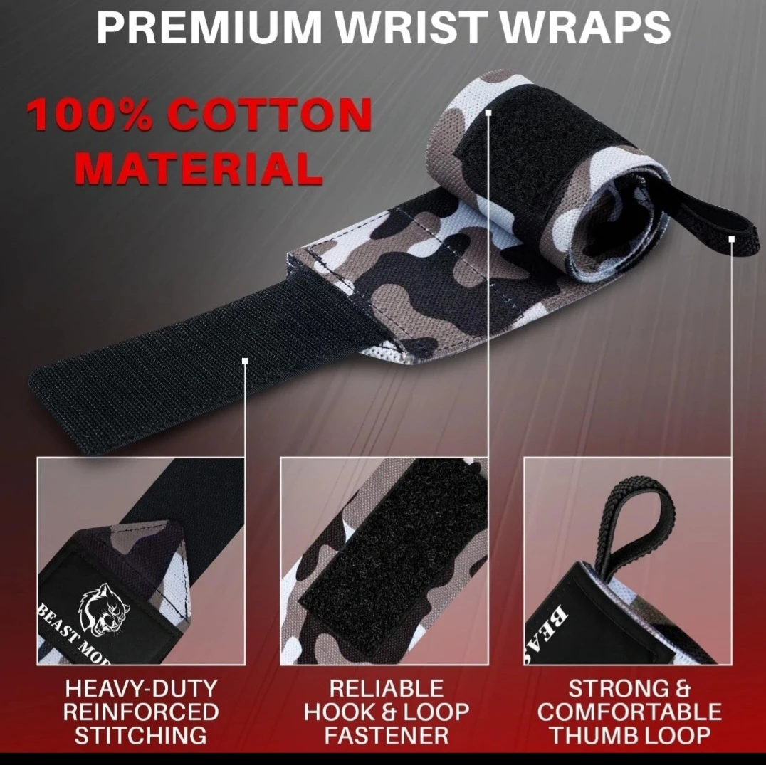 ⚽ TECUM 18" Wrist Wraps (Beast Mode & Arms On Fire) - photo 4