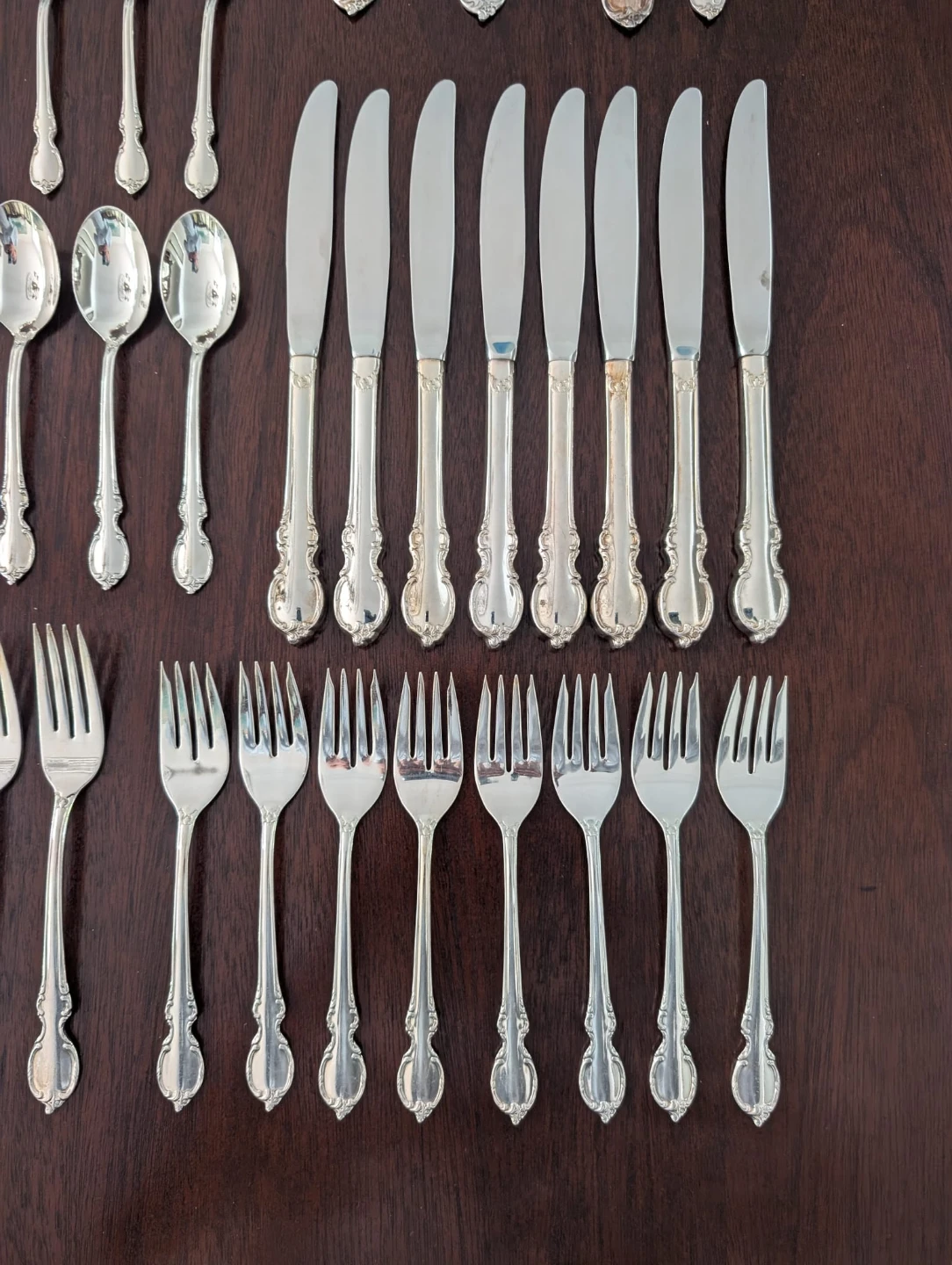 60 piece Silver Cutlery Set - silverware - photo 2