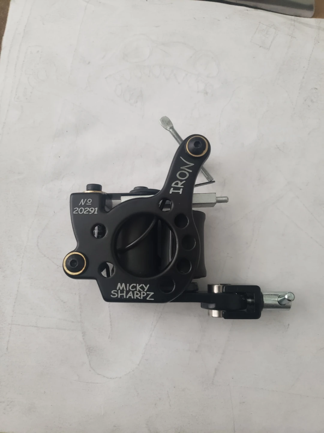 Micky Sharpz Iron Dial Tattoo Machine