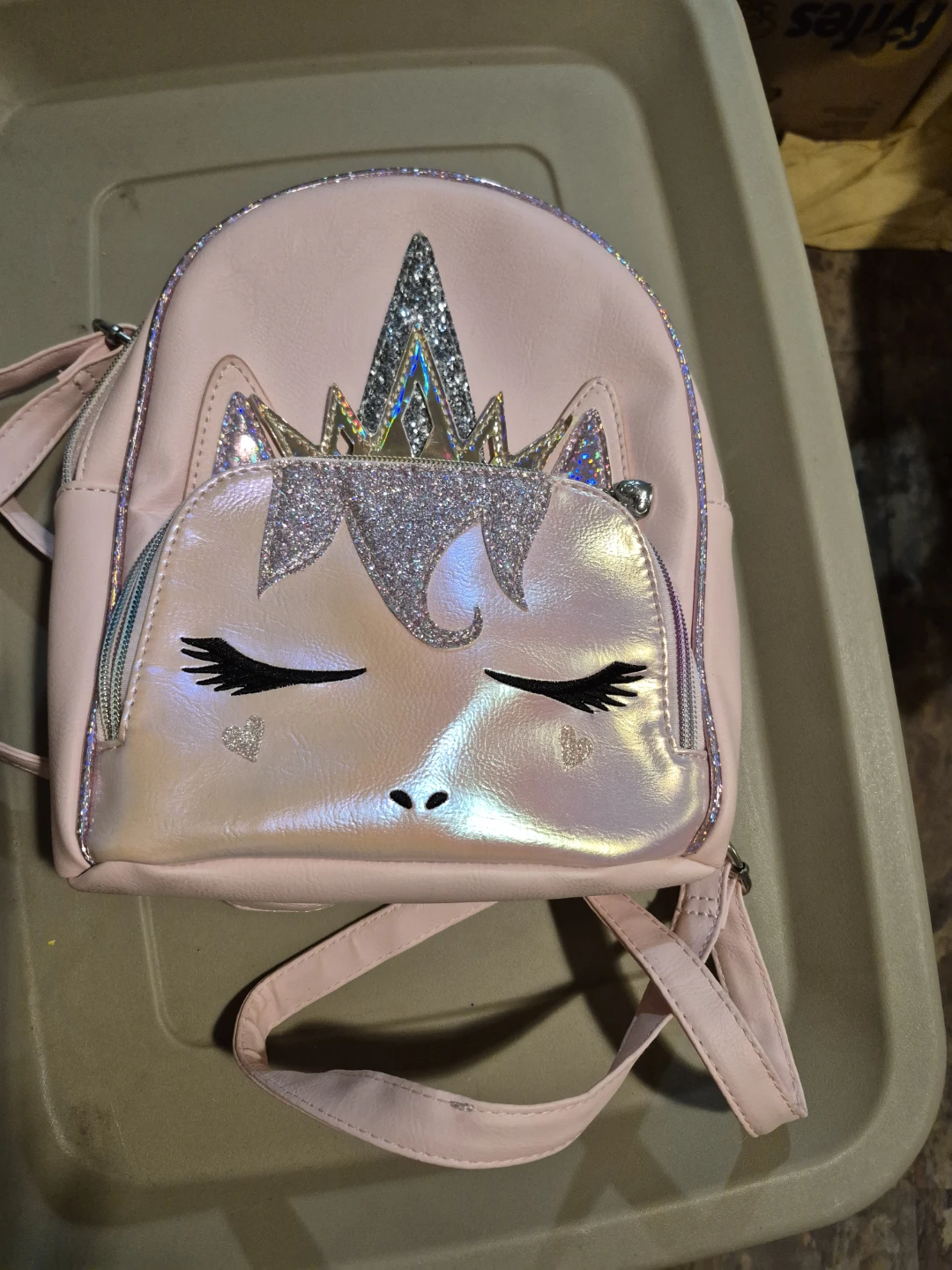 Pink Unicorn Backpack,  like new.