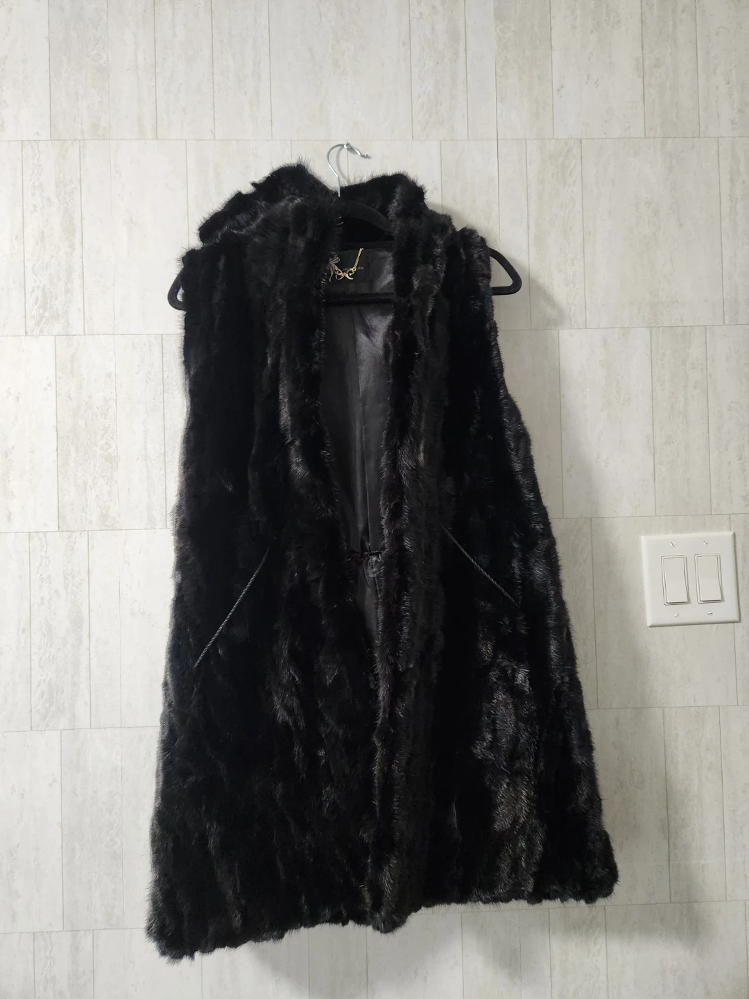 Black Mink  Fur Vest - photo 3