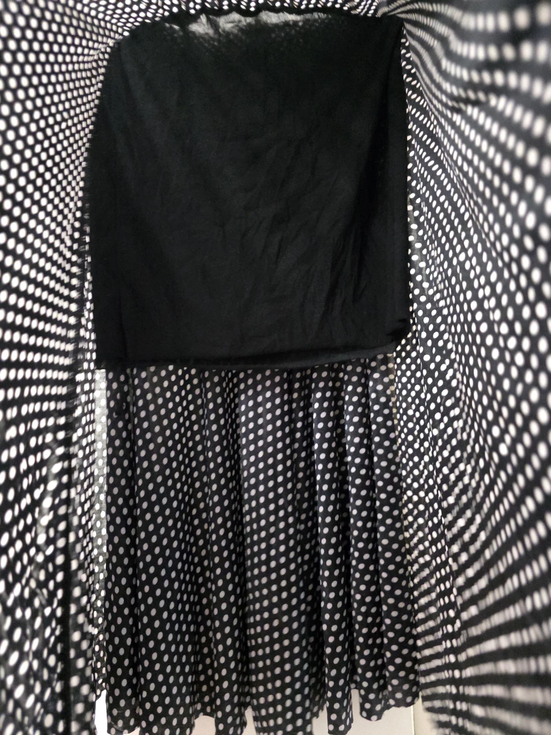 Black and White Polka Dot Skirt - photo 3