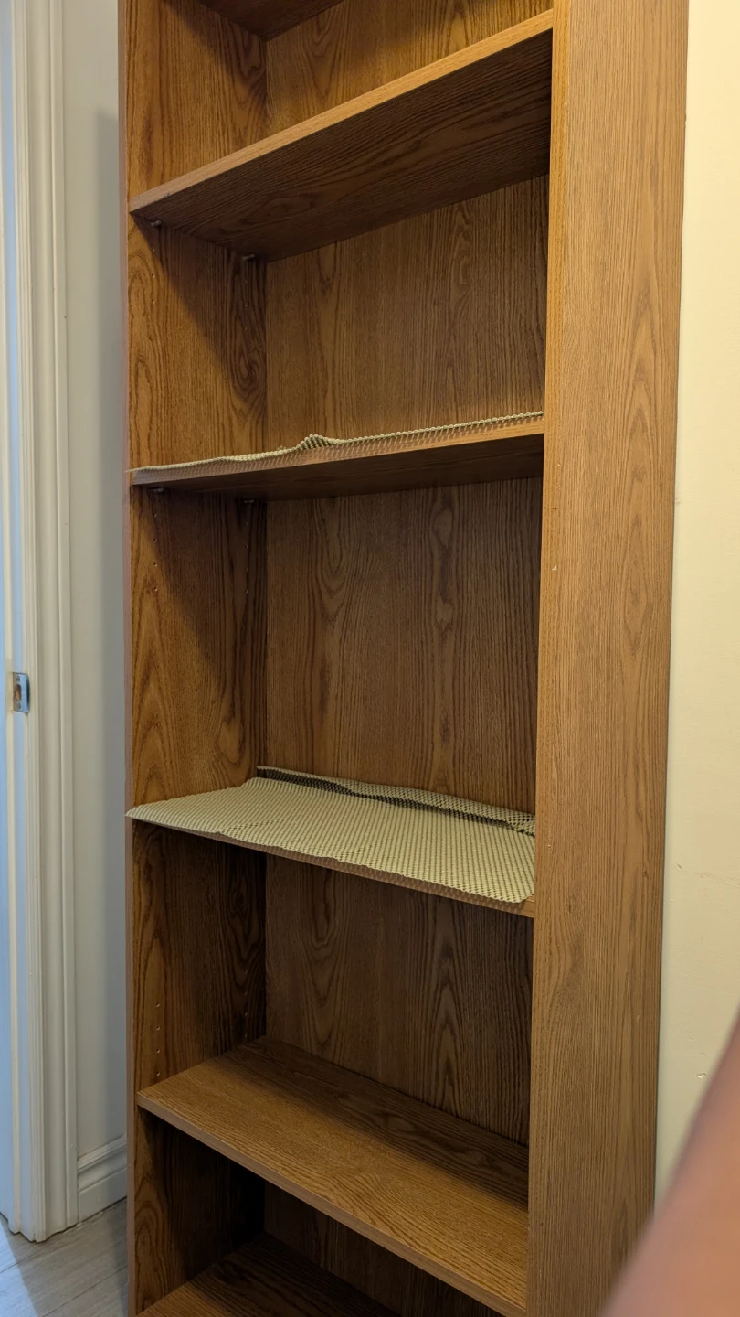 Wooden shelf