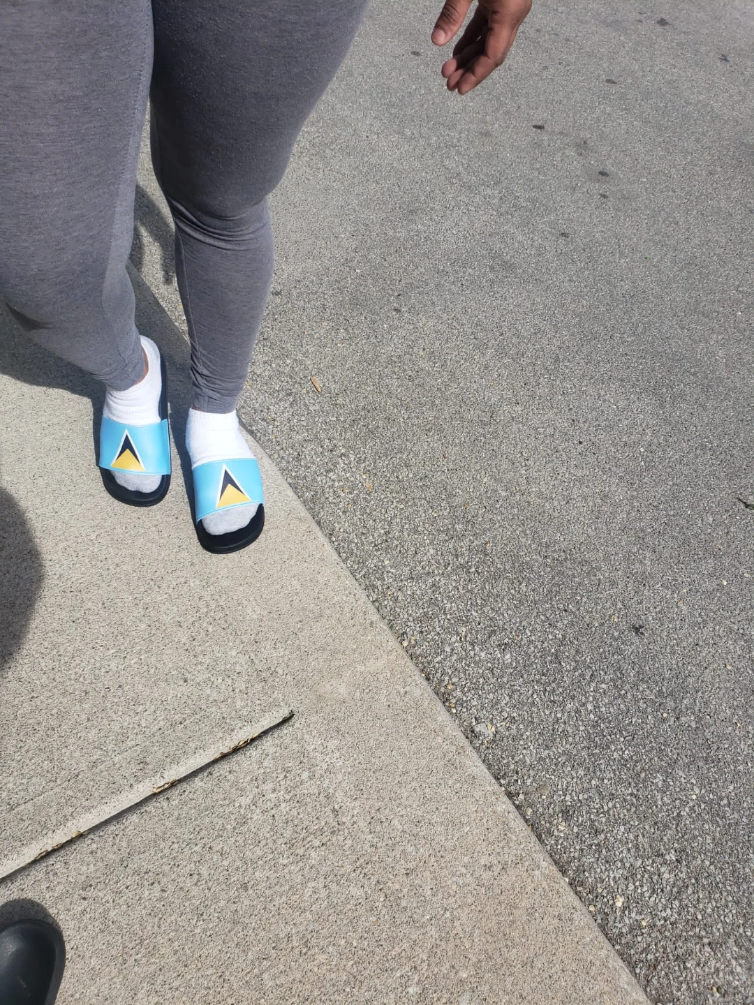 Slide Sandals with Caribbean Flags - photo 2