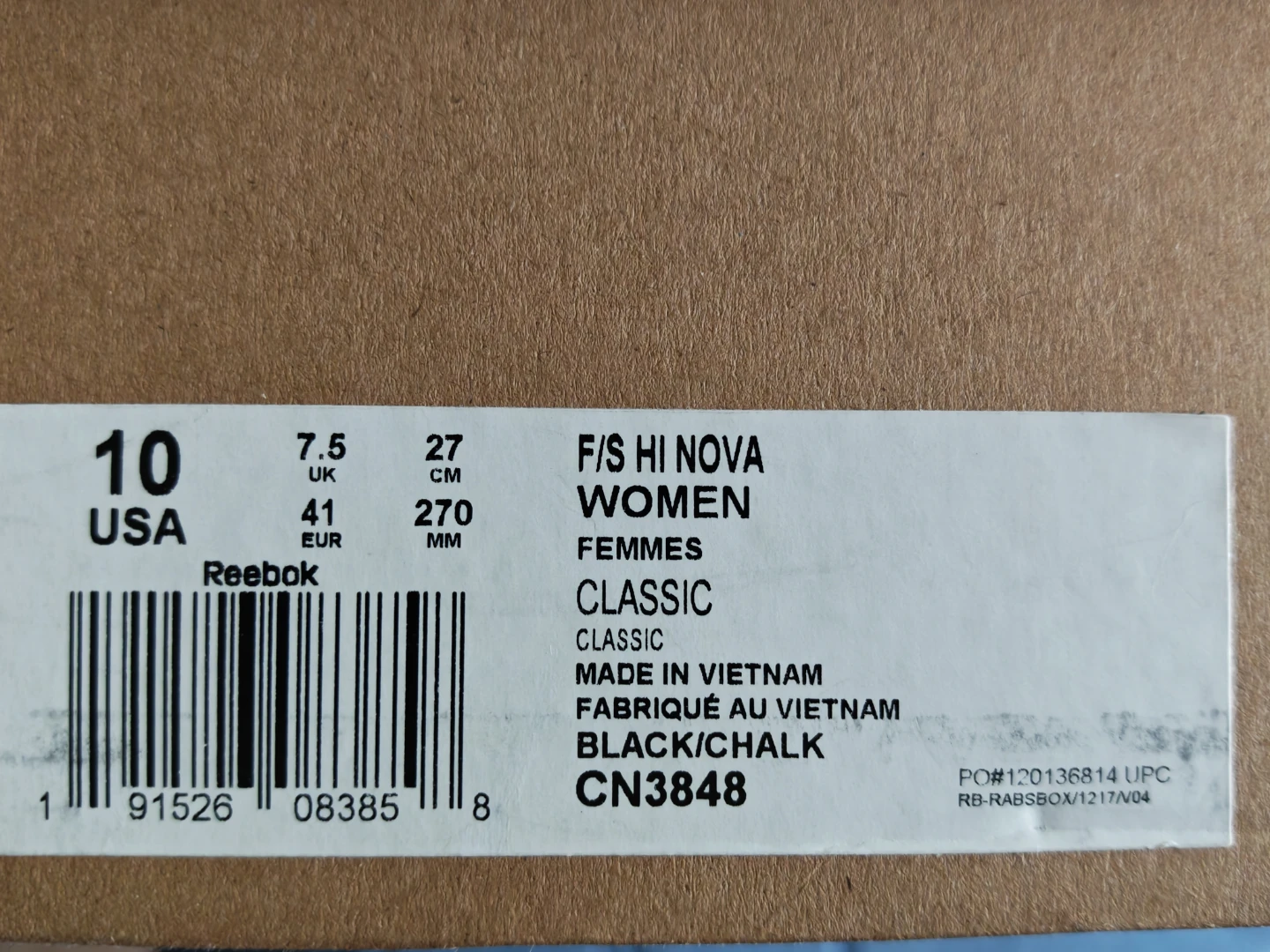 Brand New Reebok Women's High Top Sneakers Black Leather - photo 2
