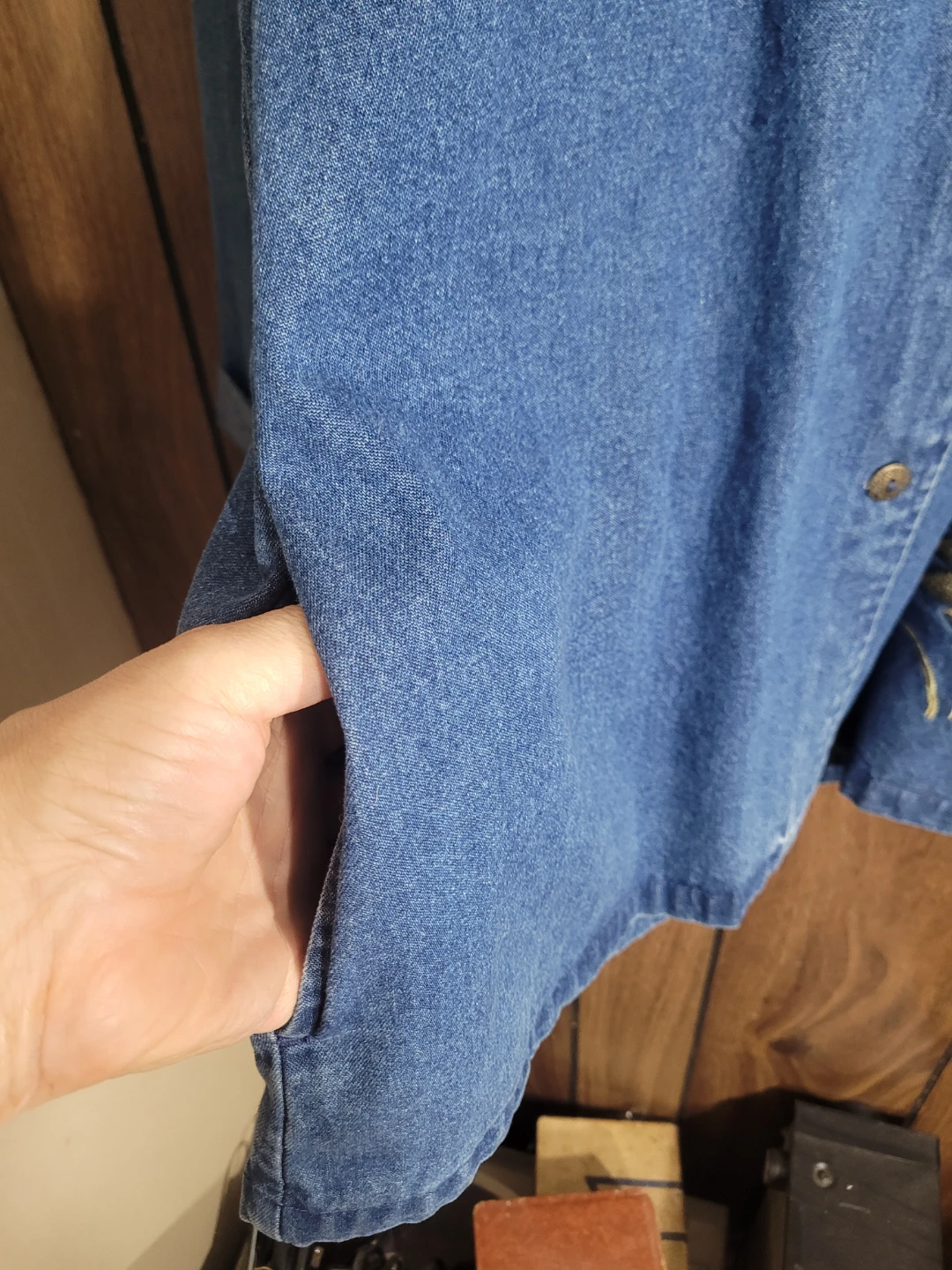 Tabi International Denim Shirt with Embroidery - photo 3