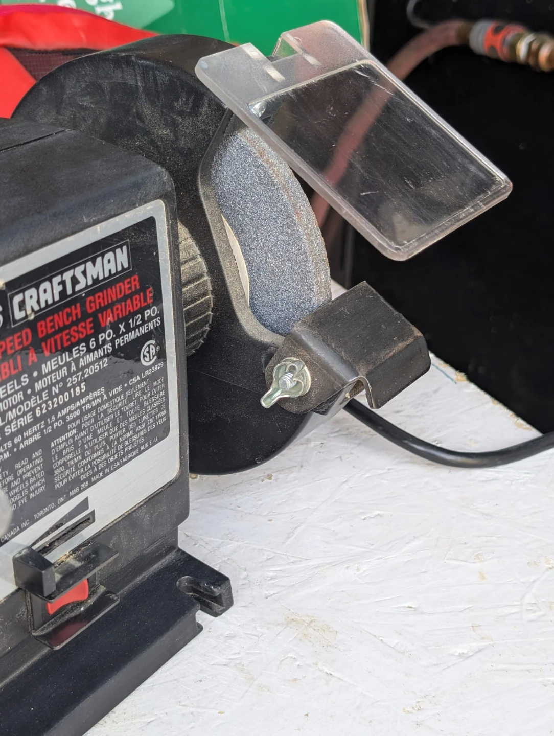 Craftsman Variable Speed Bench Grinder - photo 2