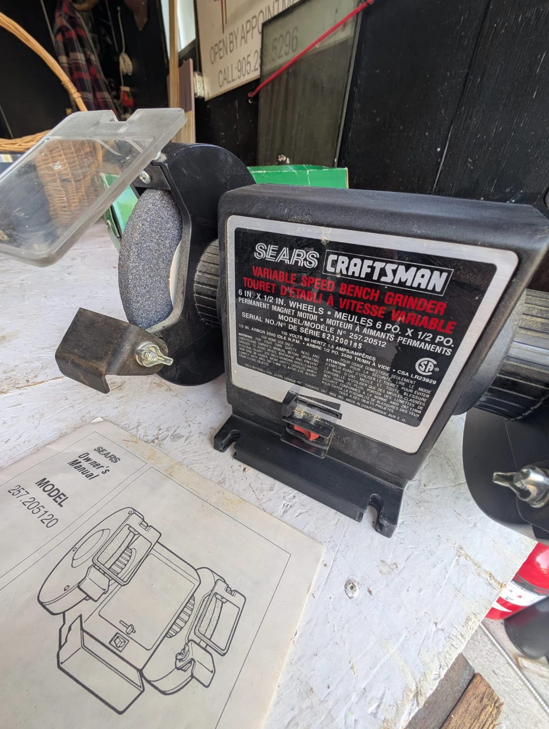 Craftsman Variable Speed Bench Grinder - photo 3