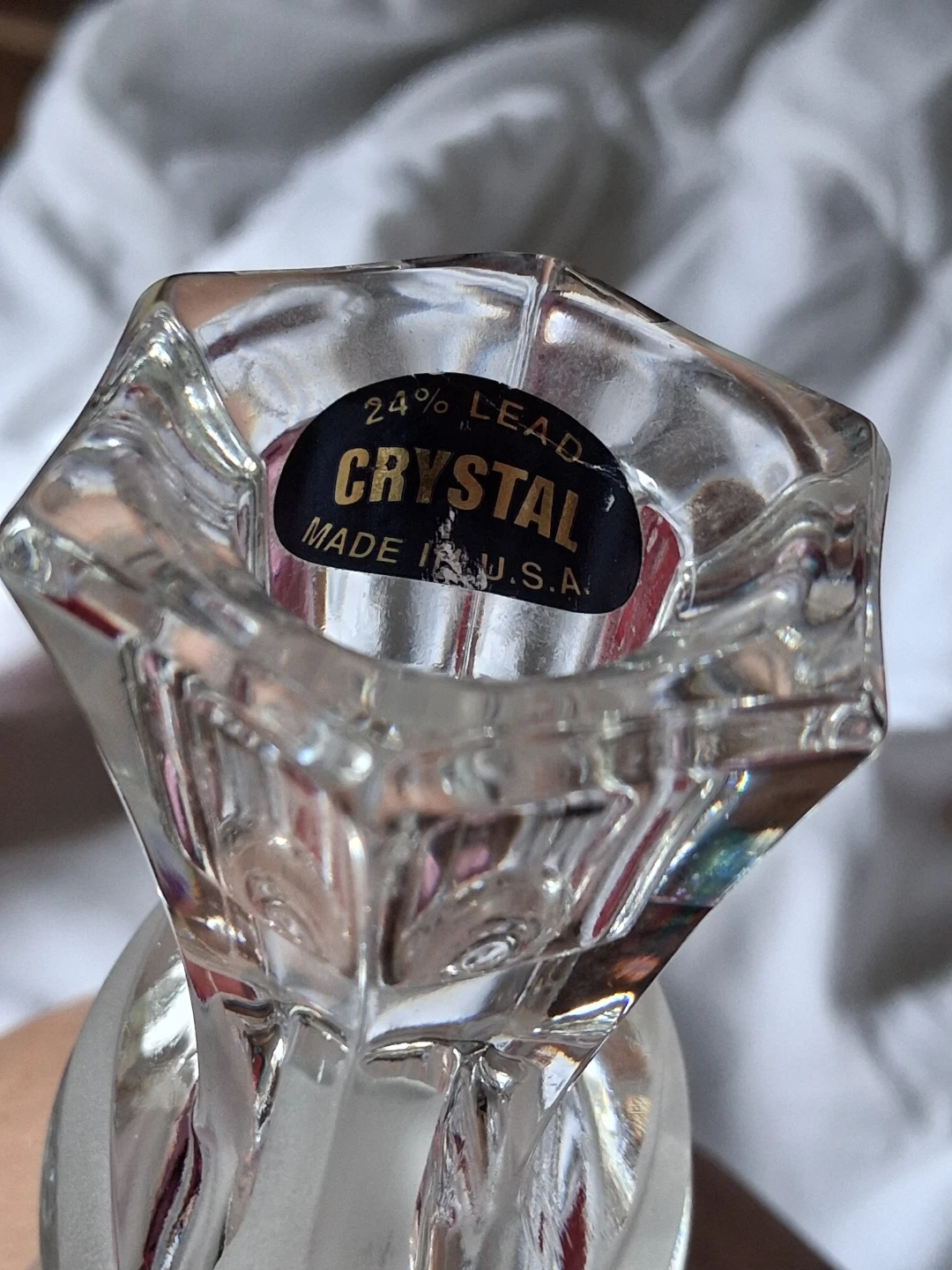 Crystal Candlestick Holders (Set of 2) - photo 2