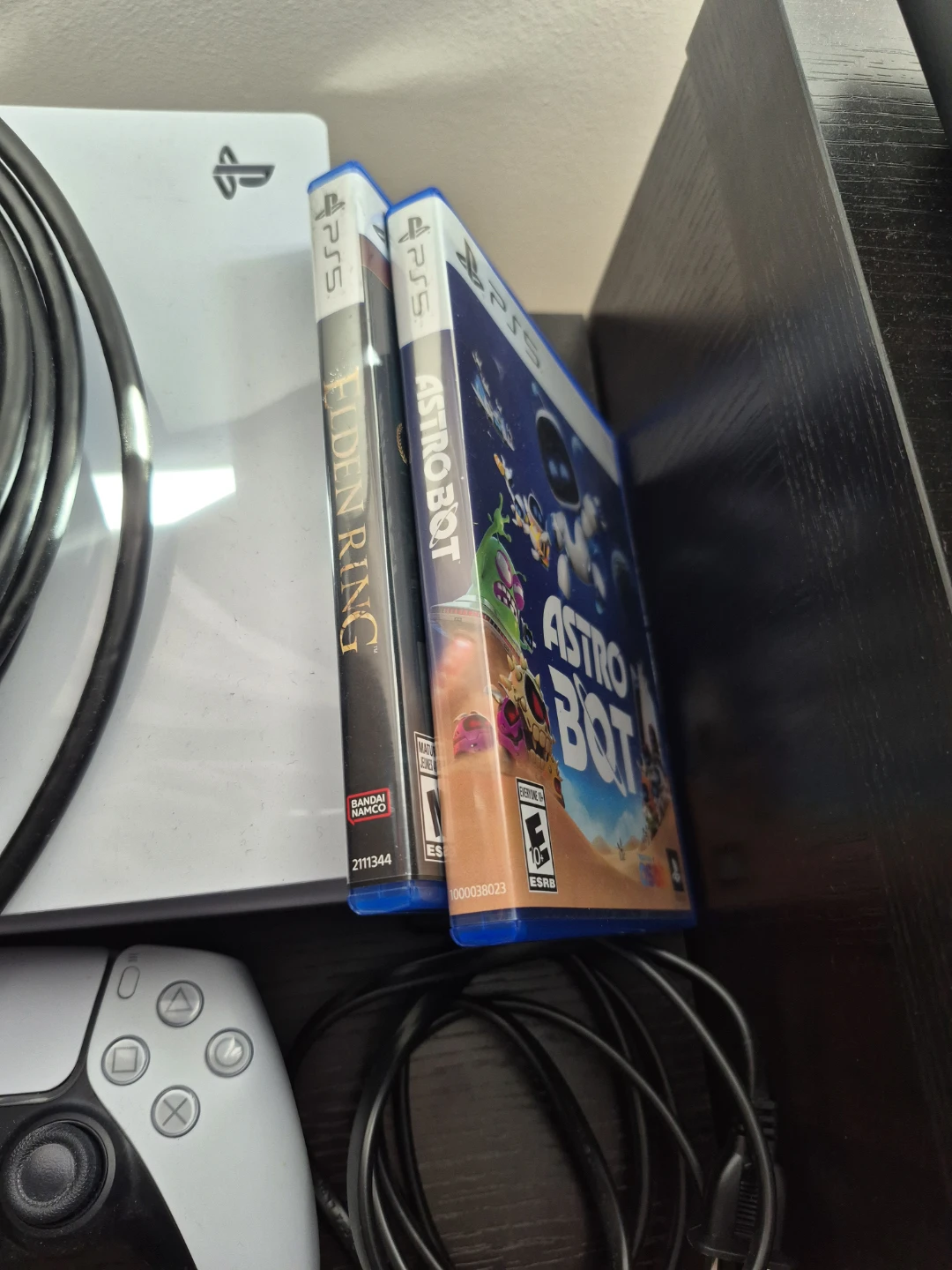 Playstation 5 Slim, controller, and 2 games - photo 3
