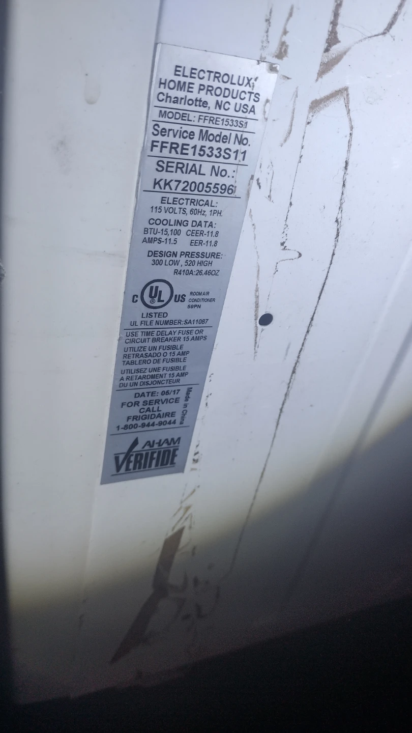 White Window Air Conditioner Unit - photo 3