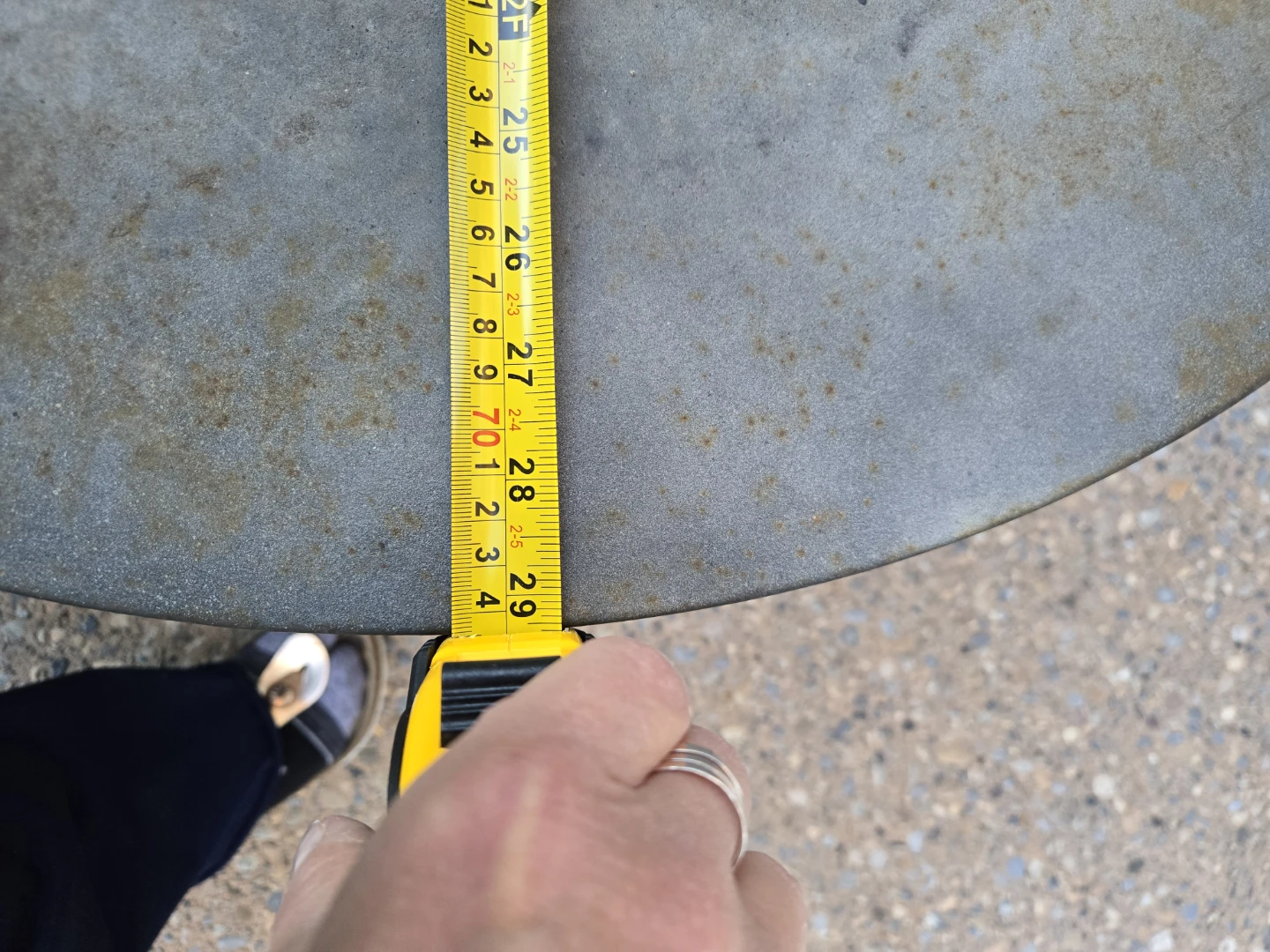 Round Metal Fire Pit with Gas Hookup - photo 2