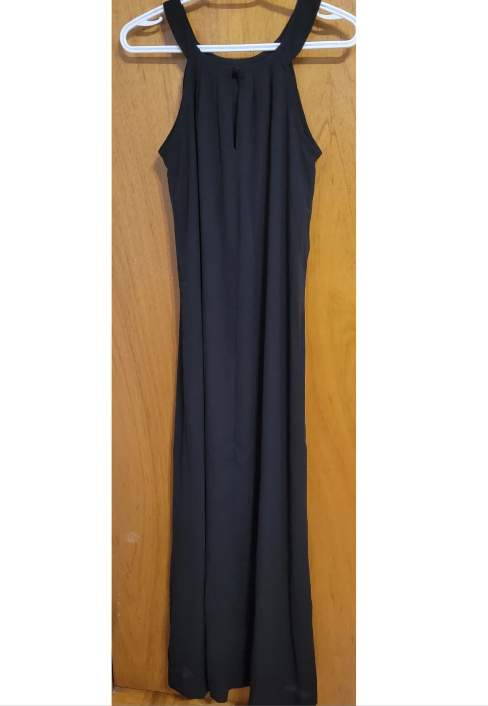 Black Maxi Dress with Sequin Capelet - photo 2