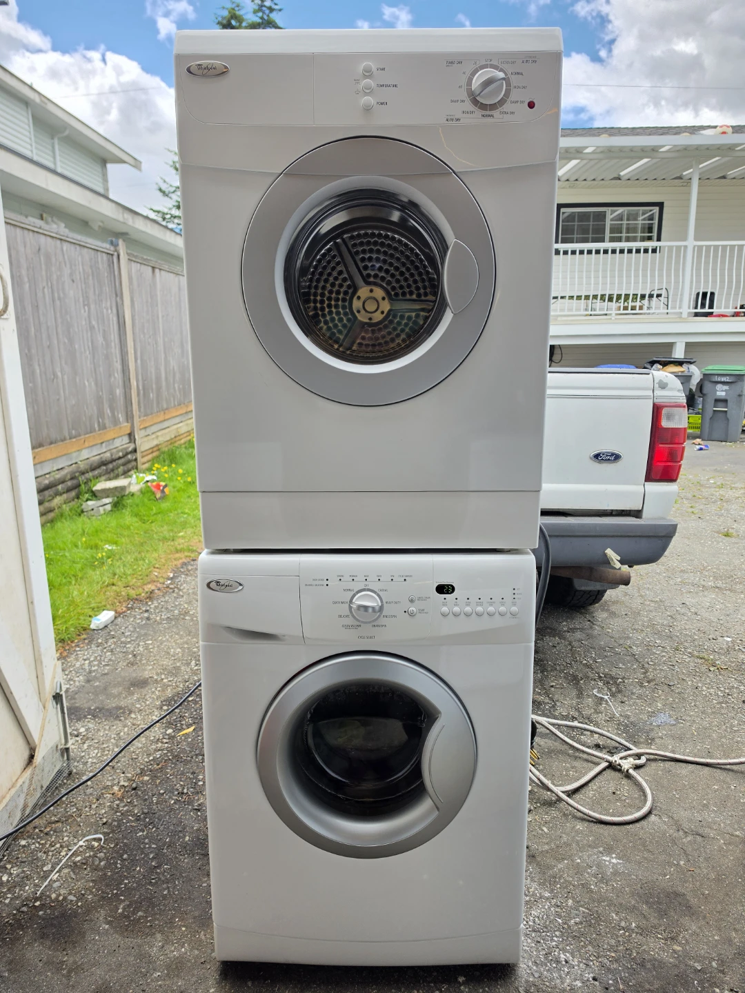 Whirlpool Stackable Washer and Dryer Combo - Delivery Available