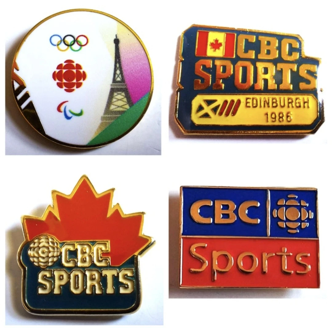 9 CBC Sports Pins - Paris 24 Albertville 92, Edinburgh 86 +
