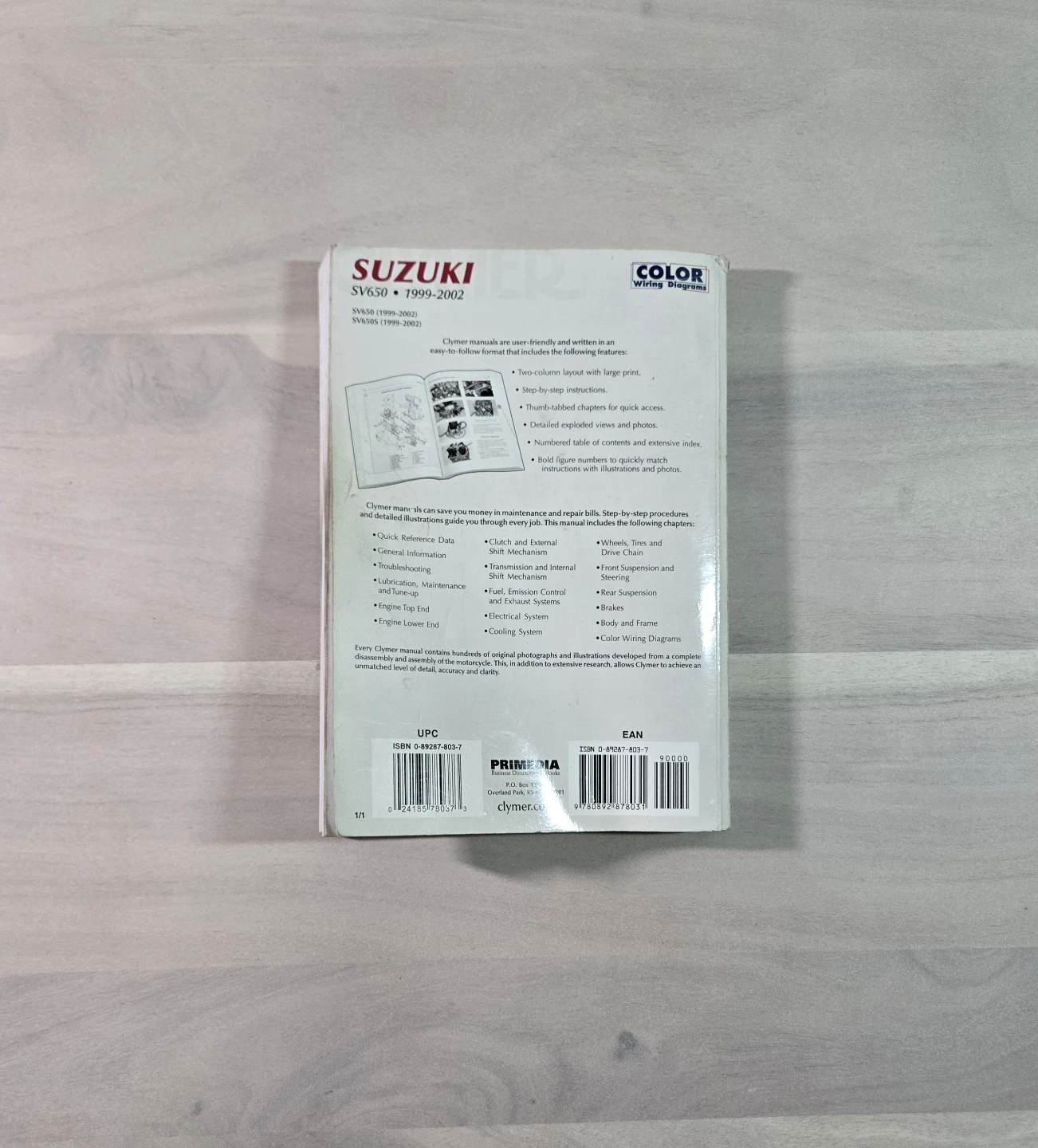 Clymer Suzuki SV650 Service Manual - photo 4