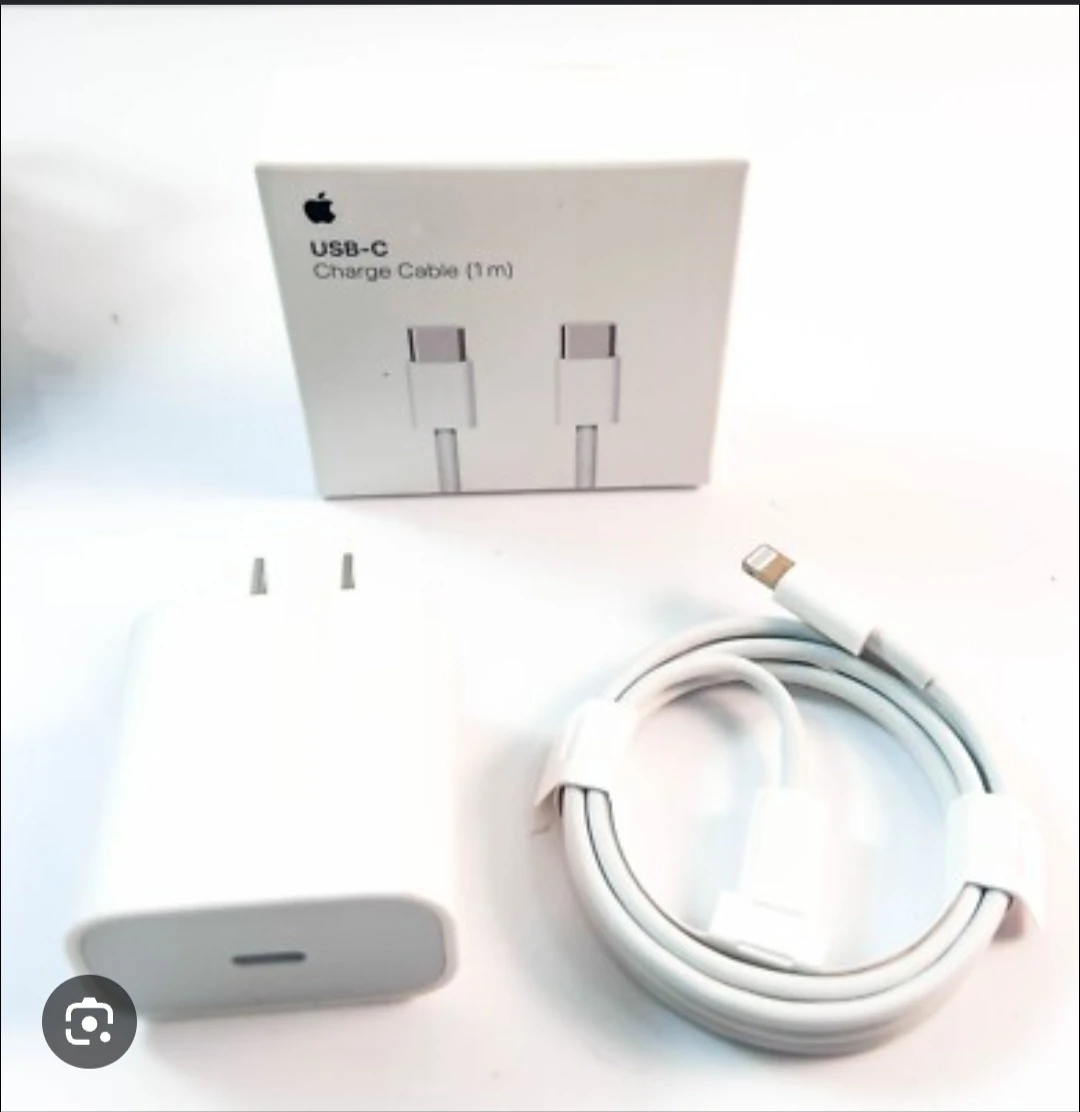 Apple USB-C Charge Cable (1m) and Power Adapter