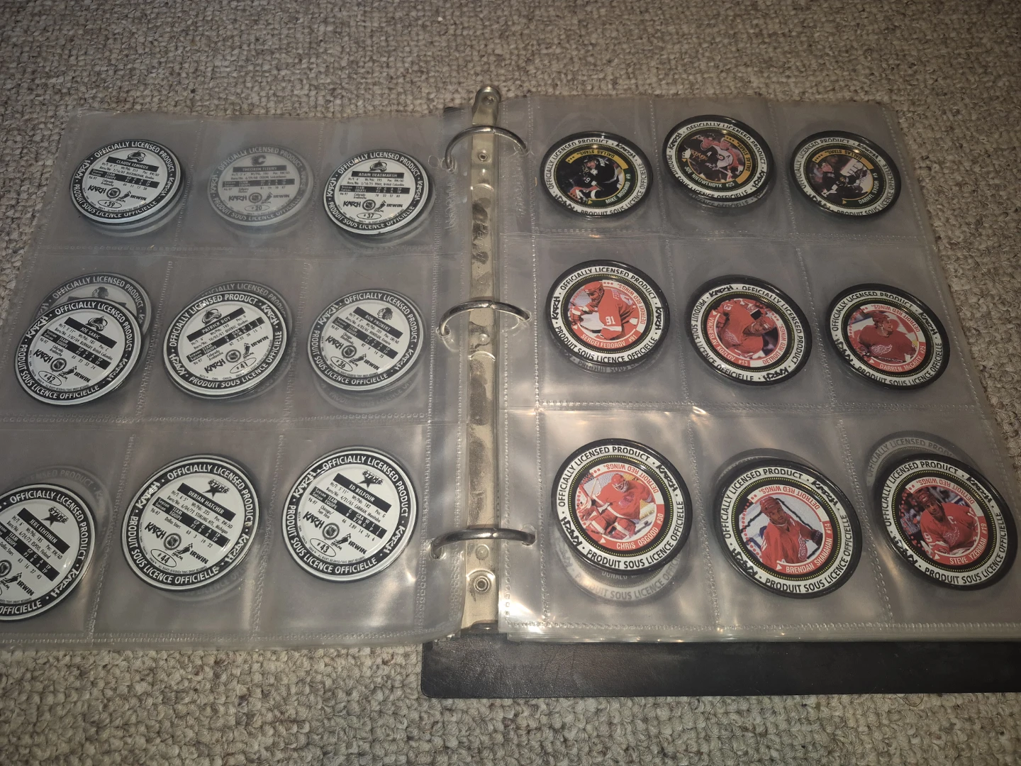 Collection of 130 NHL Katch Coins (97-98 Season) ⚽️ - photo 2