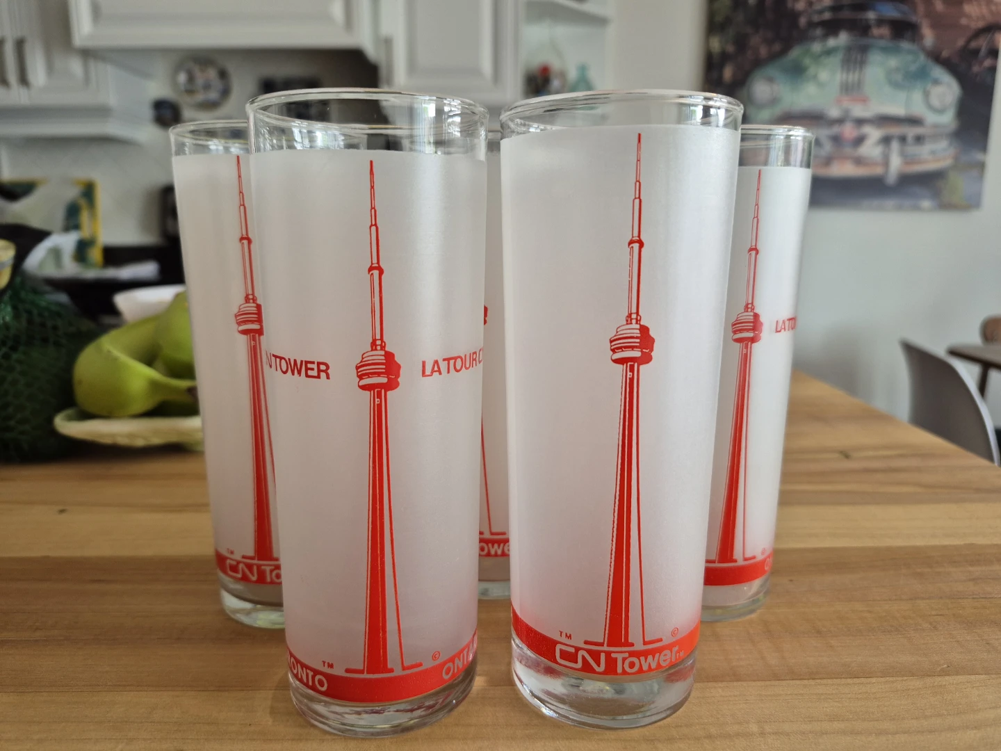 Set of 8 CN Tower high ball glasses - photo 3
