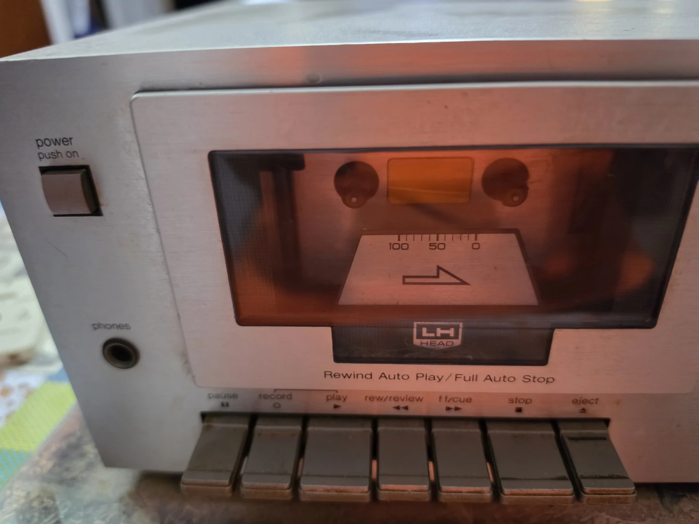 Technics RS-M18 Vintage Cassette Tape Player Recorder For Parts - photo 4