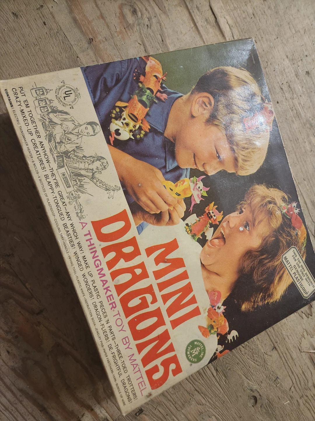 Mattel Mini Dragons Thingmaker Toy - 1967 ⚽️