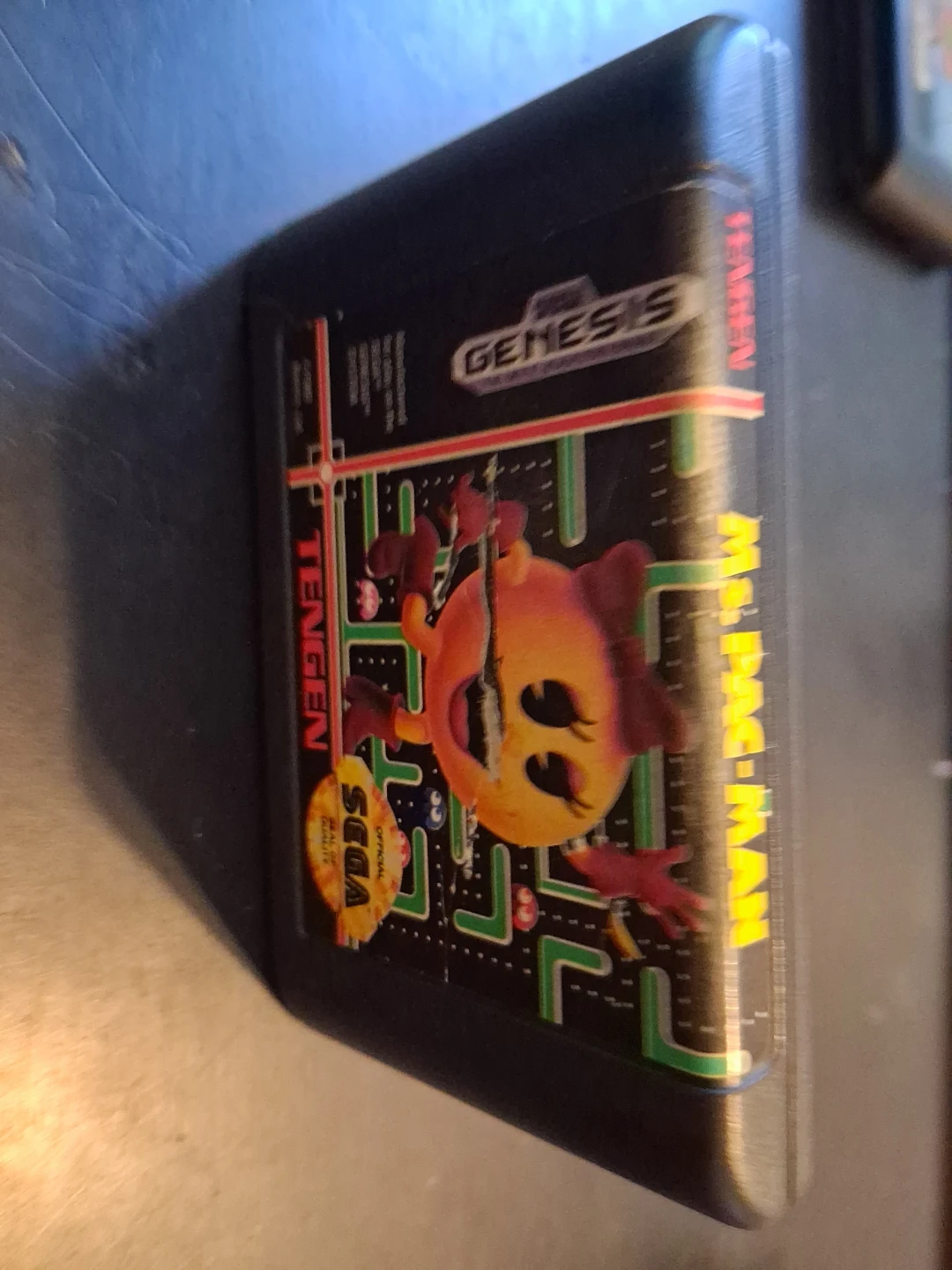 Ms. Pac-Man Sega Genesis Game Cartridge - photo 3