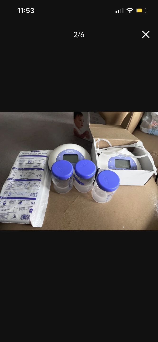 Lansinoh signature pro electric breast pump- 2 pumps - photo 2