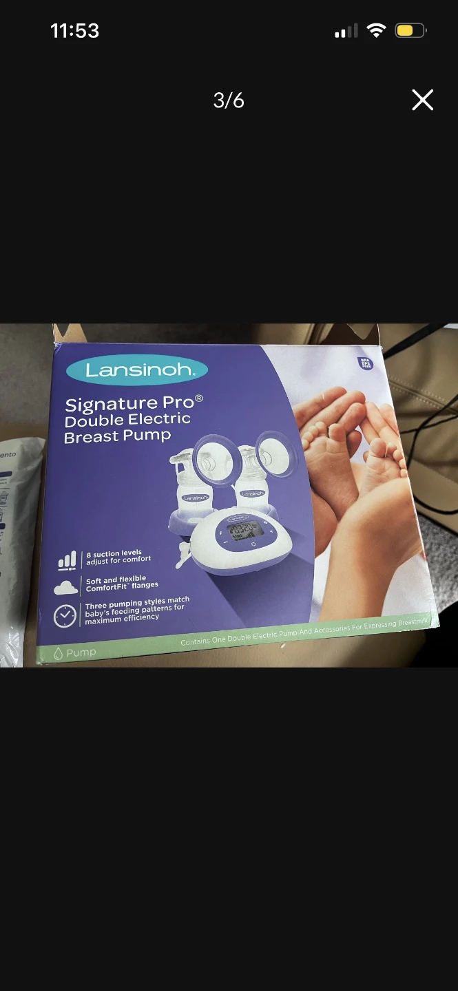 Lansinoh signature pro electric breast pump- 2 pumps - photo 5