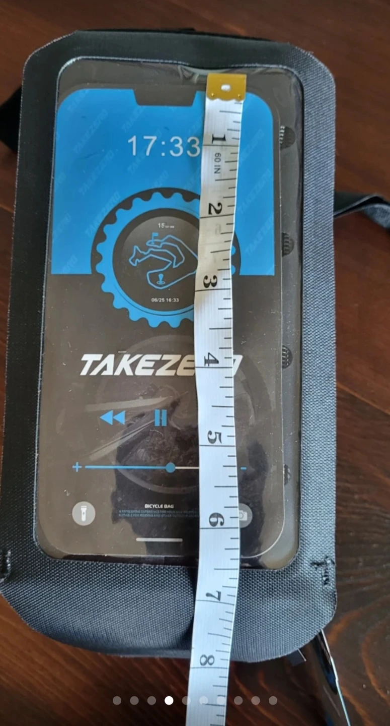 BNWT Waterproof Bike Phone Frame Bag - photo 4