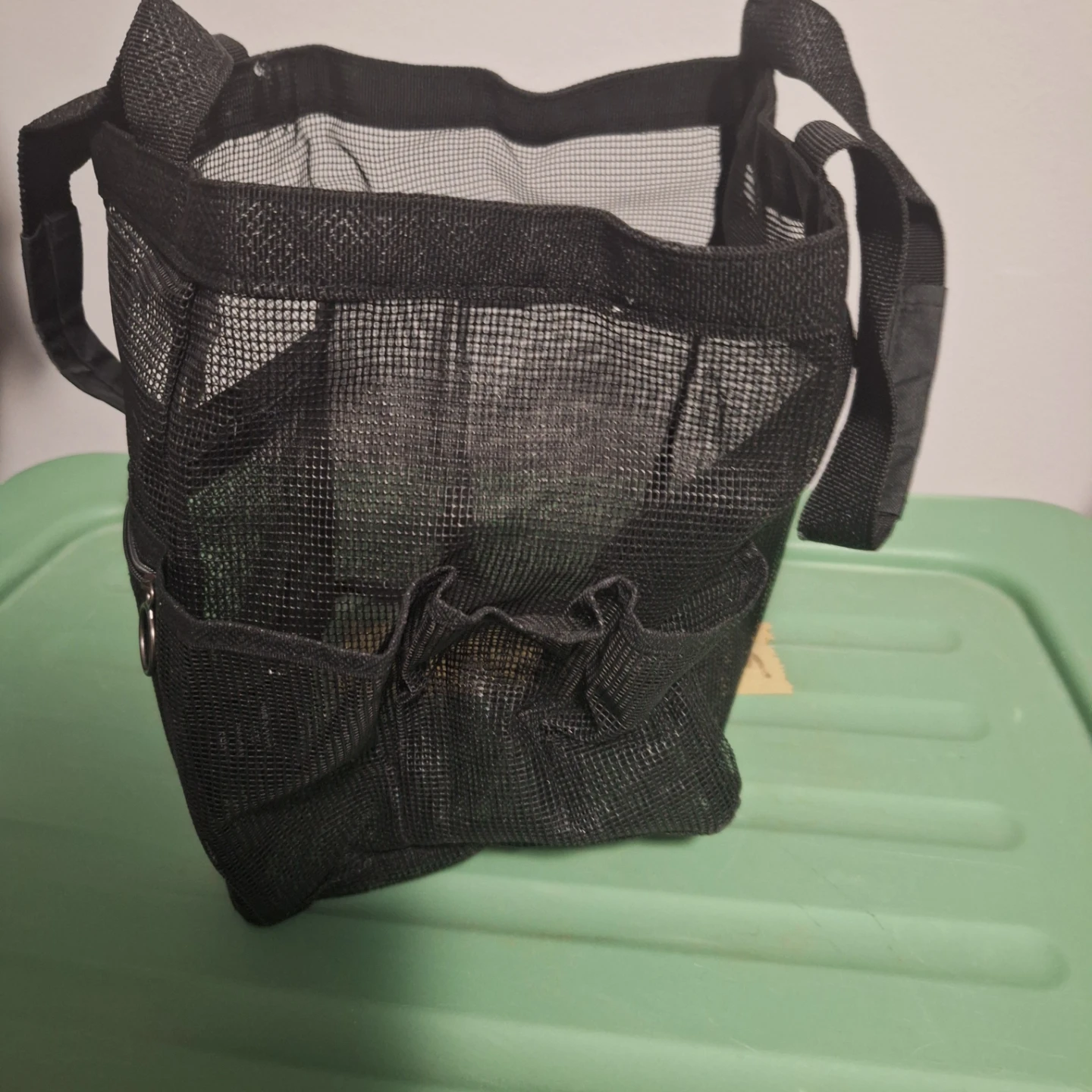 Black Mesh Shower Caddy Bag - photo 2