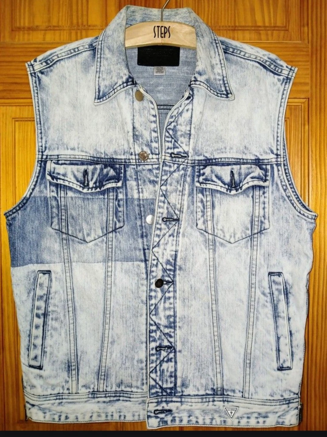 Los Angeles Denim Medium Vest "Night Vice" Graphic ⚽