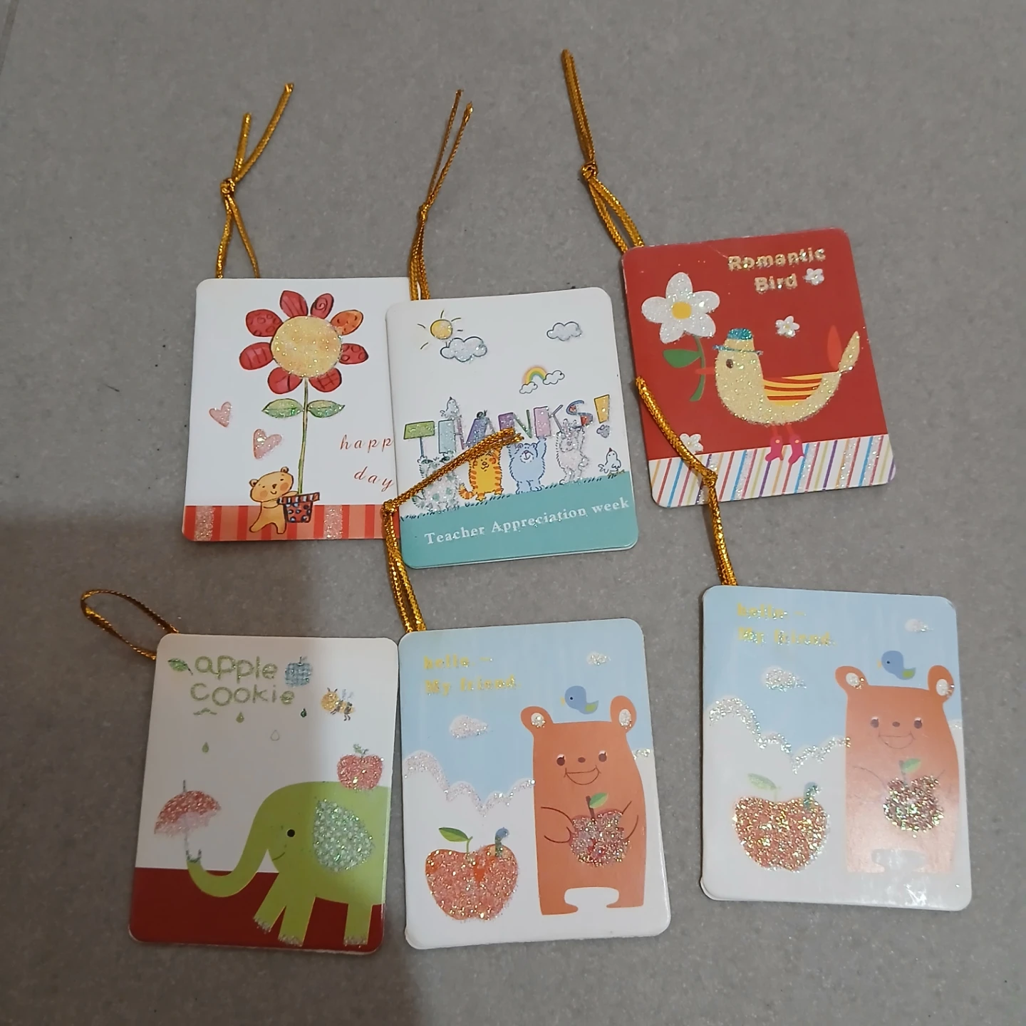 ⚽ Set of 6 Small Gift Tags