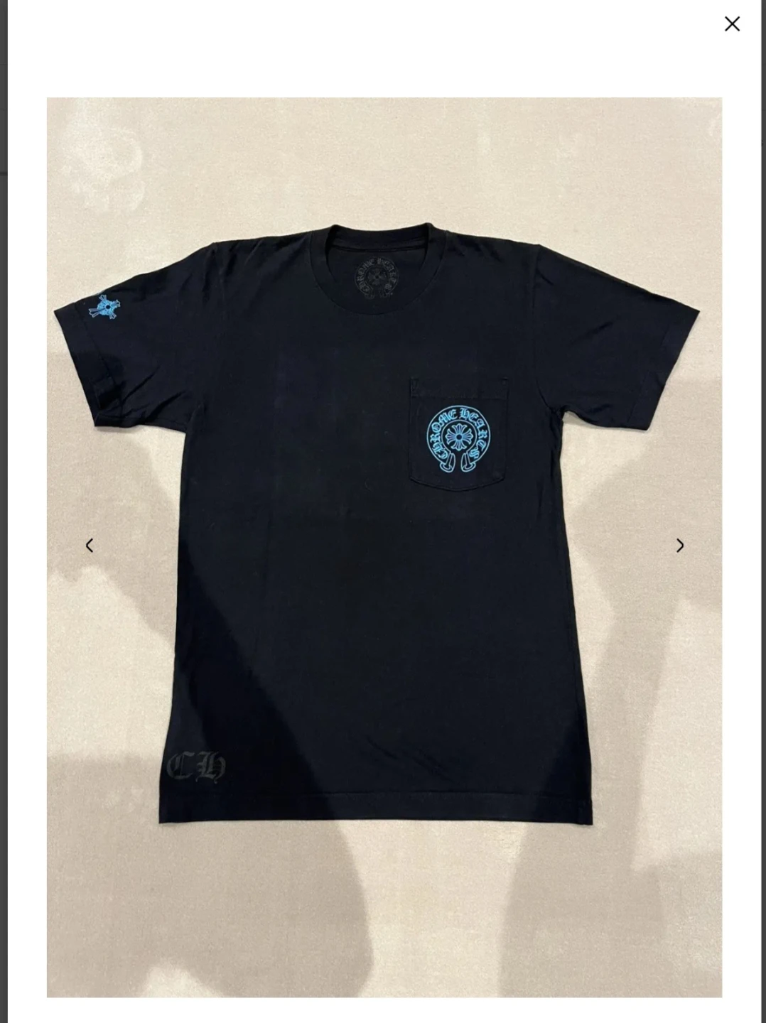 Chrome Hearts Black T-Shirt