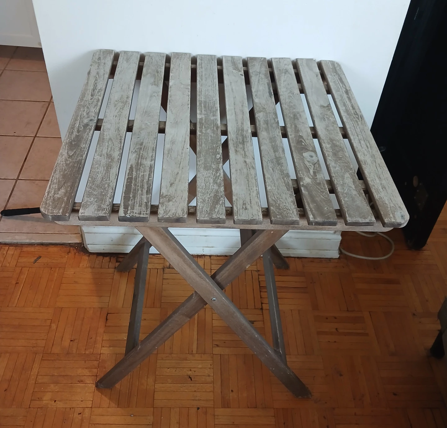 Folding Wood Patio Table