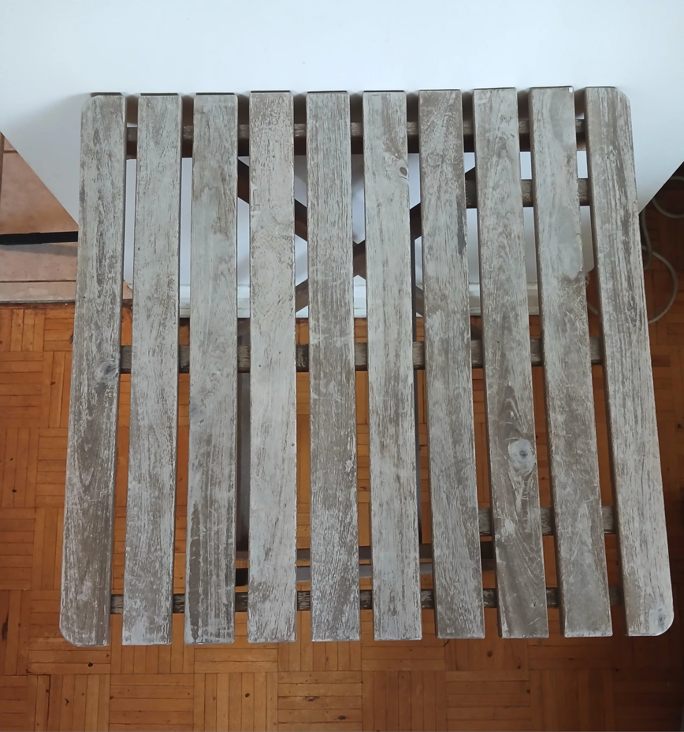 Folding Wood Patio Table - photo 2