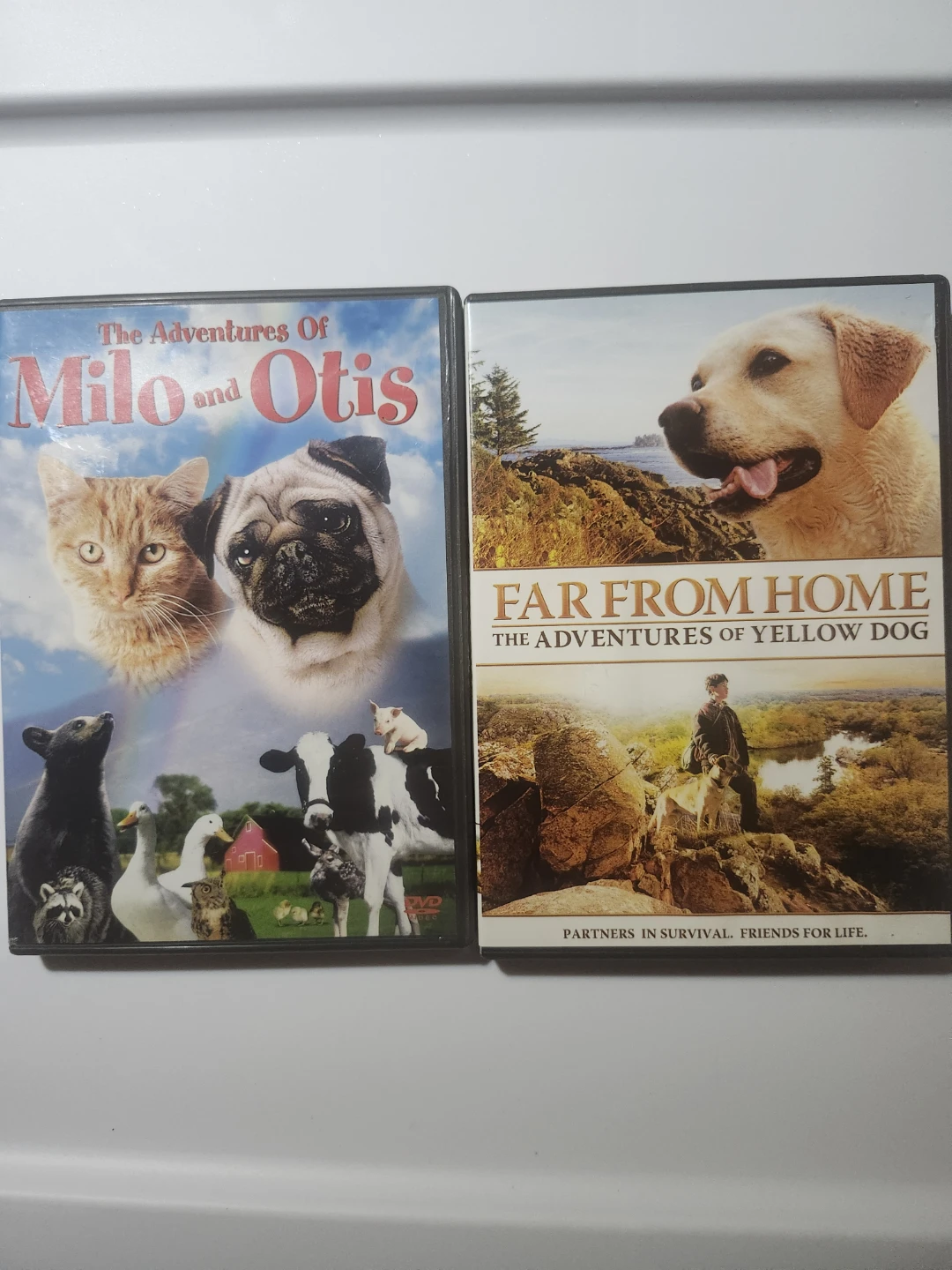 The Adventures of Milo and Otis & Far From Home DVDs