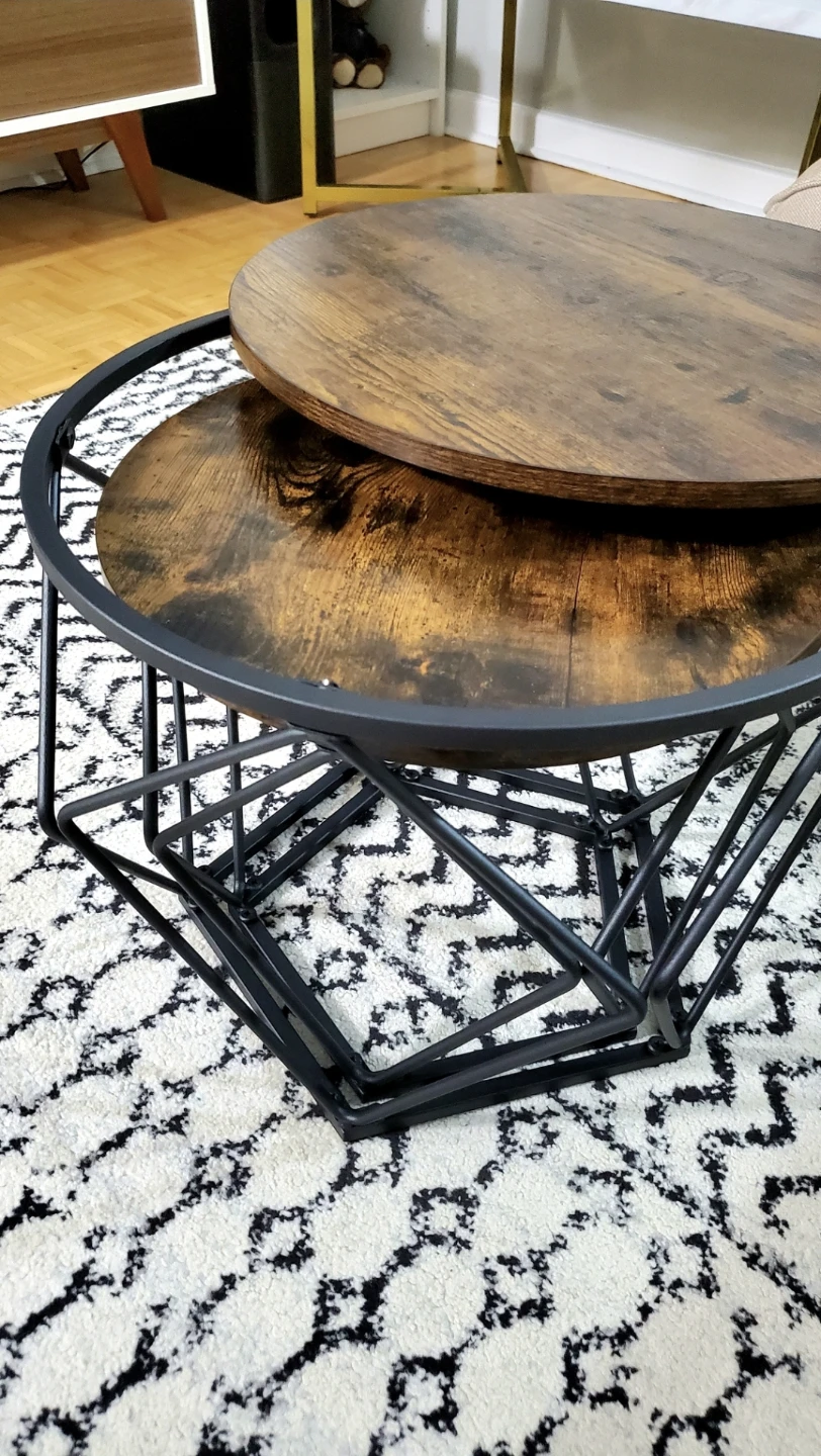 Coffee Tables w/ Storage set (2 new pcs) - photo 4