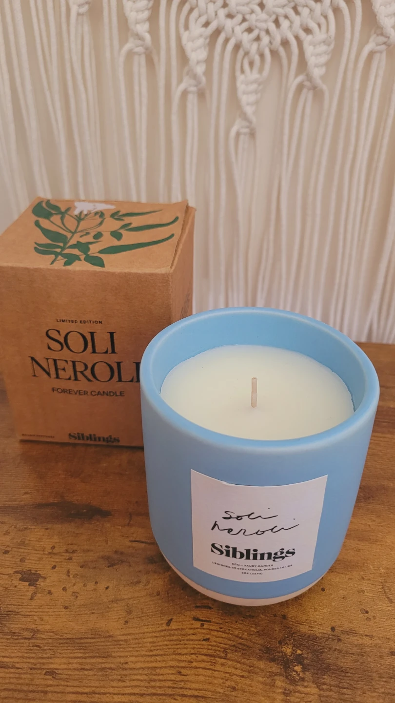 Siblings Soli Neroli Limited Edition Candle – New