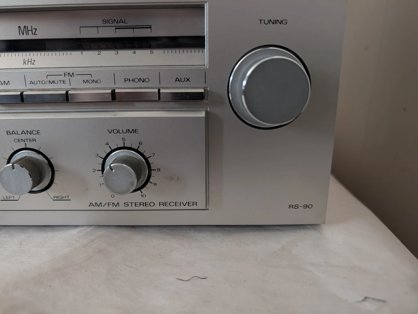 Fisher CR-36 cassette deck, RS-90 am/fm receiver AS IS - photo 4