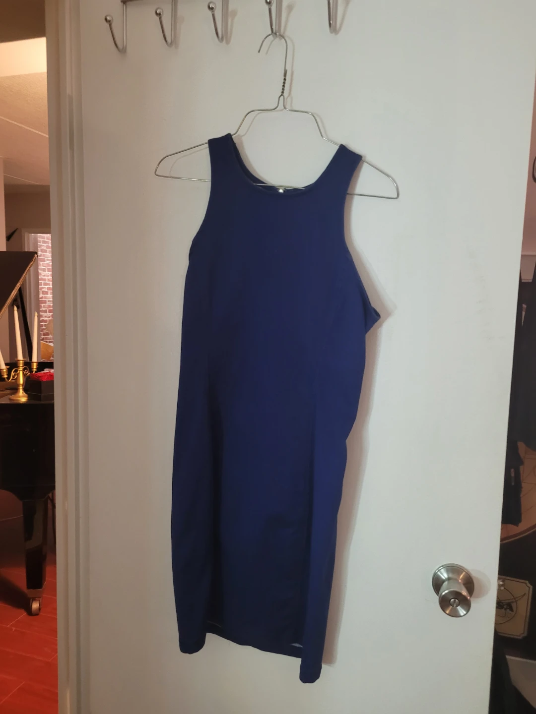 Navy Blue Sleeveless Dress