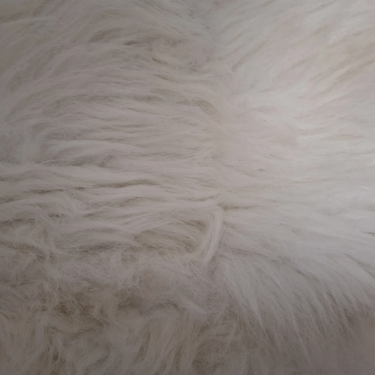White Faux Fur Rug - photo 2