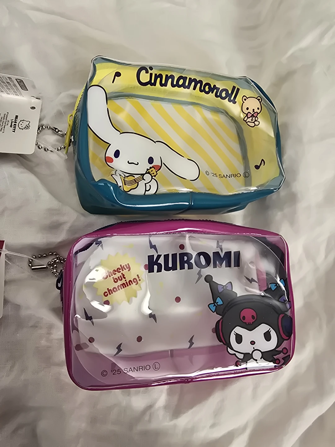 ⚽️ New  Sanrio Cinnamoroll & Kuromi Vinyl Pouches