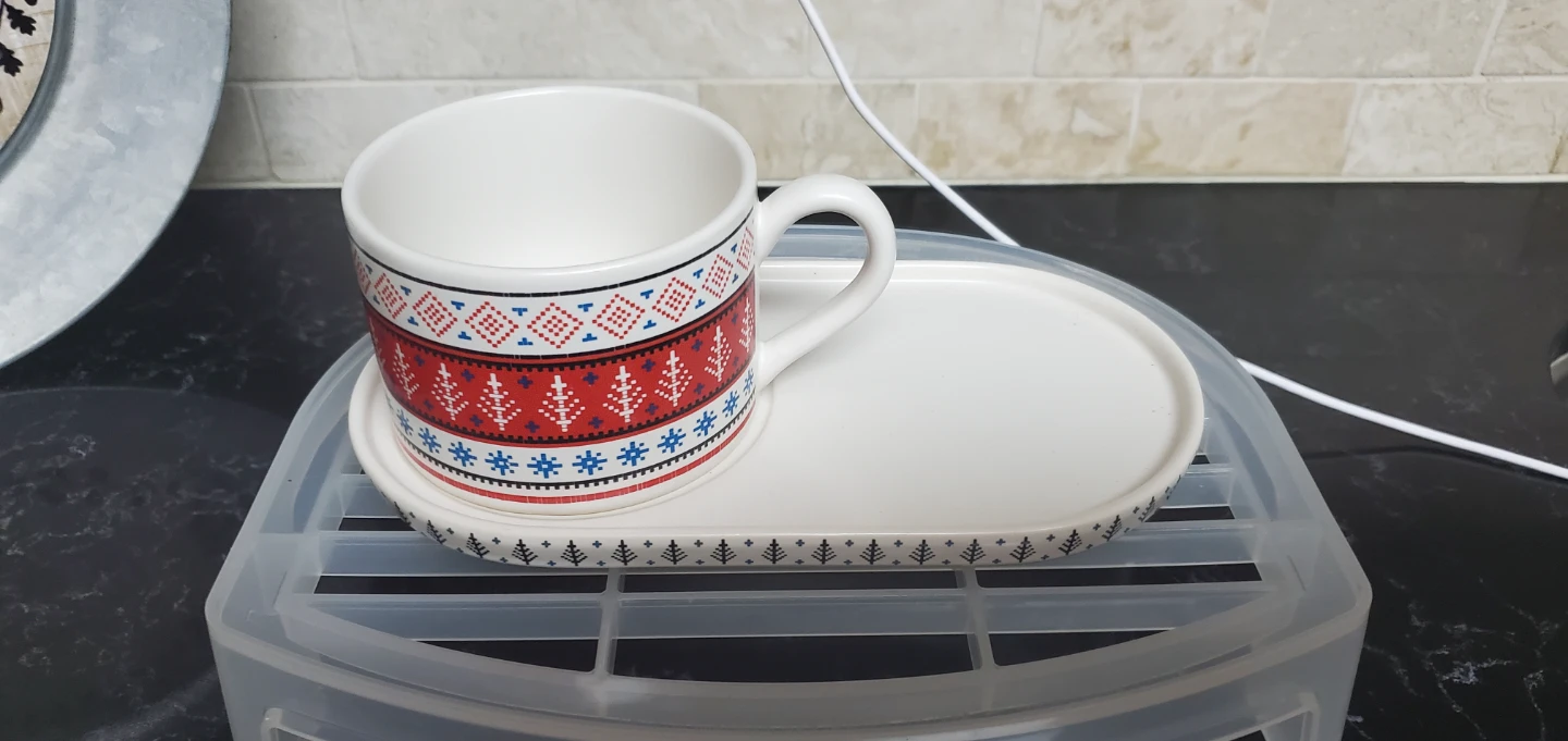 Indigo Mug and Saucer Set ⚽️⚽️⚽️