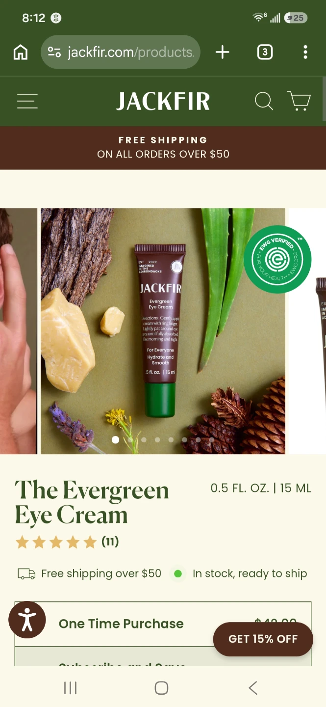 JACKFIR Evergreen Eye Cream ⚽️ - photo 3