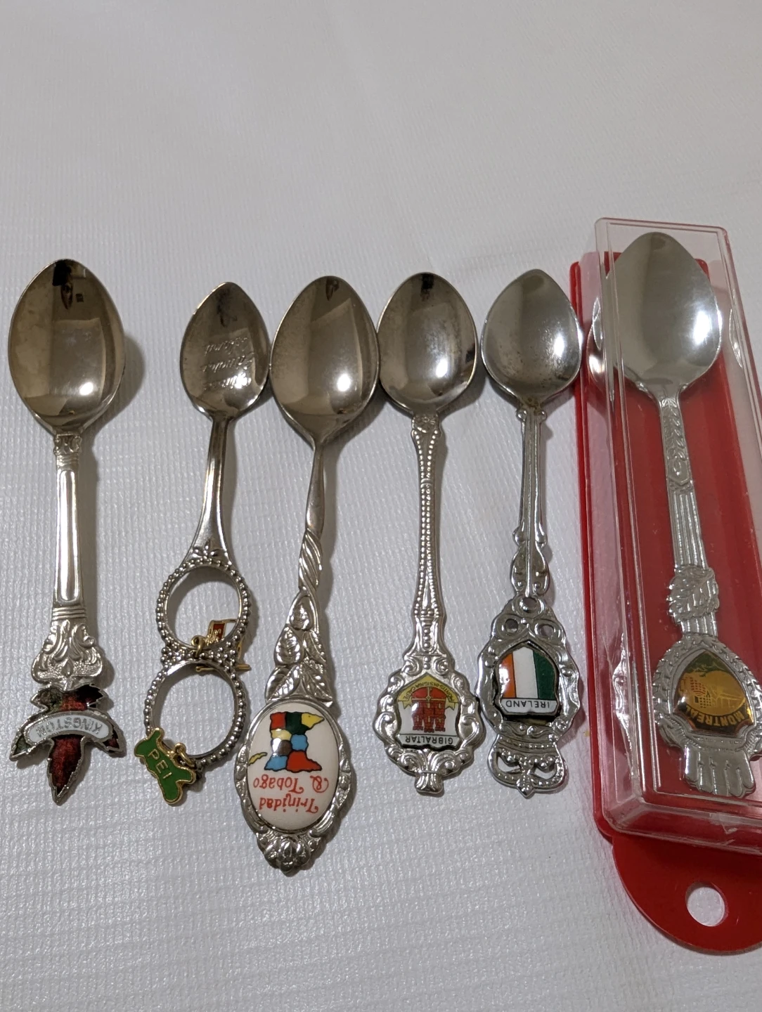 Set of 6 Souvenir Spoons