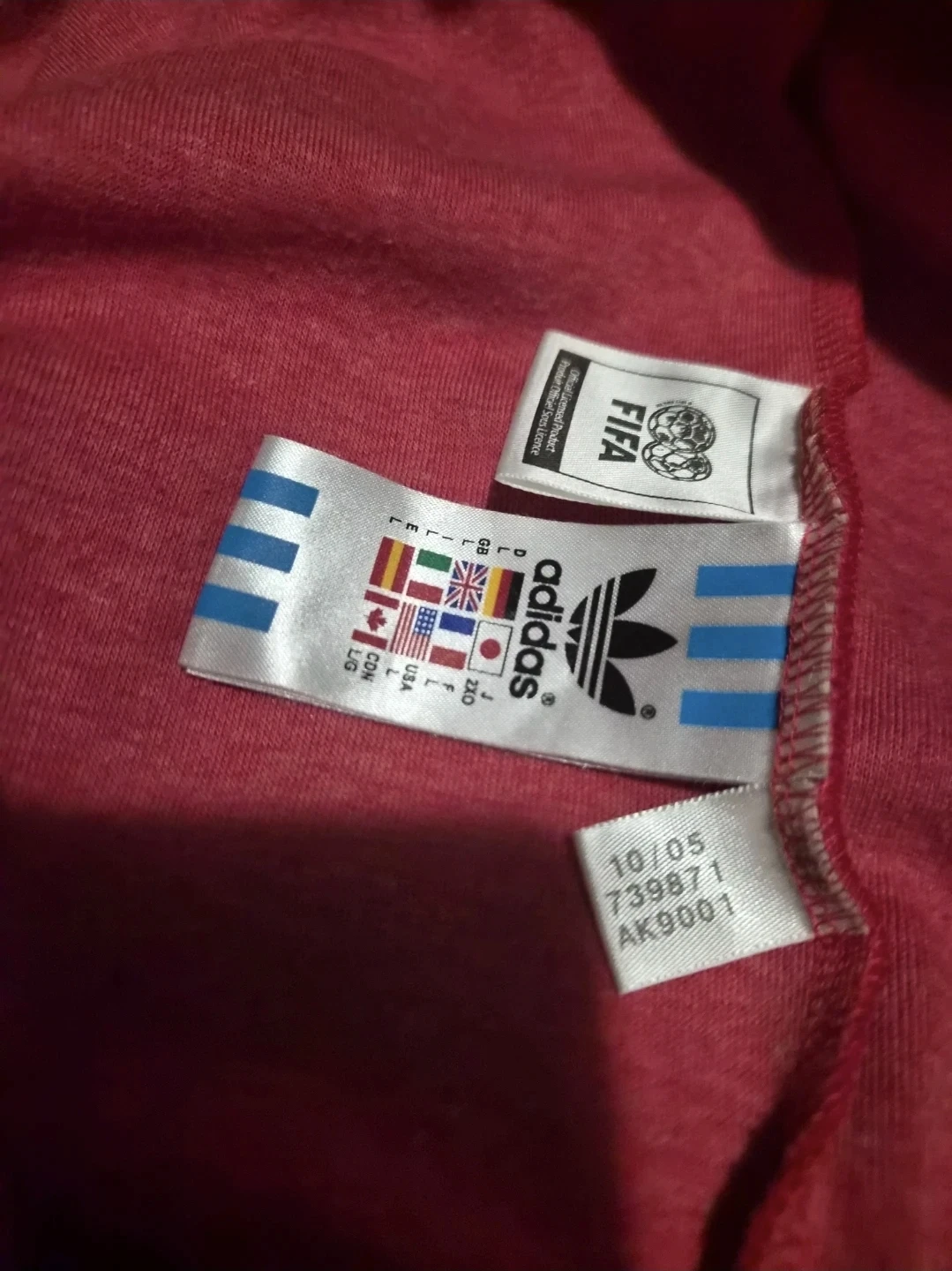 England Adidas World Cup Vintage Soccer zip up sweater ⚽️ - photo 3