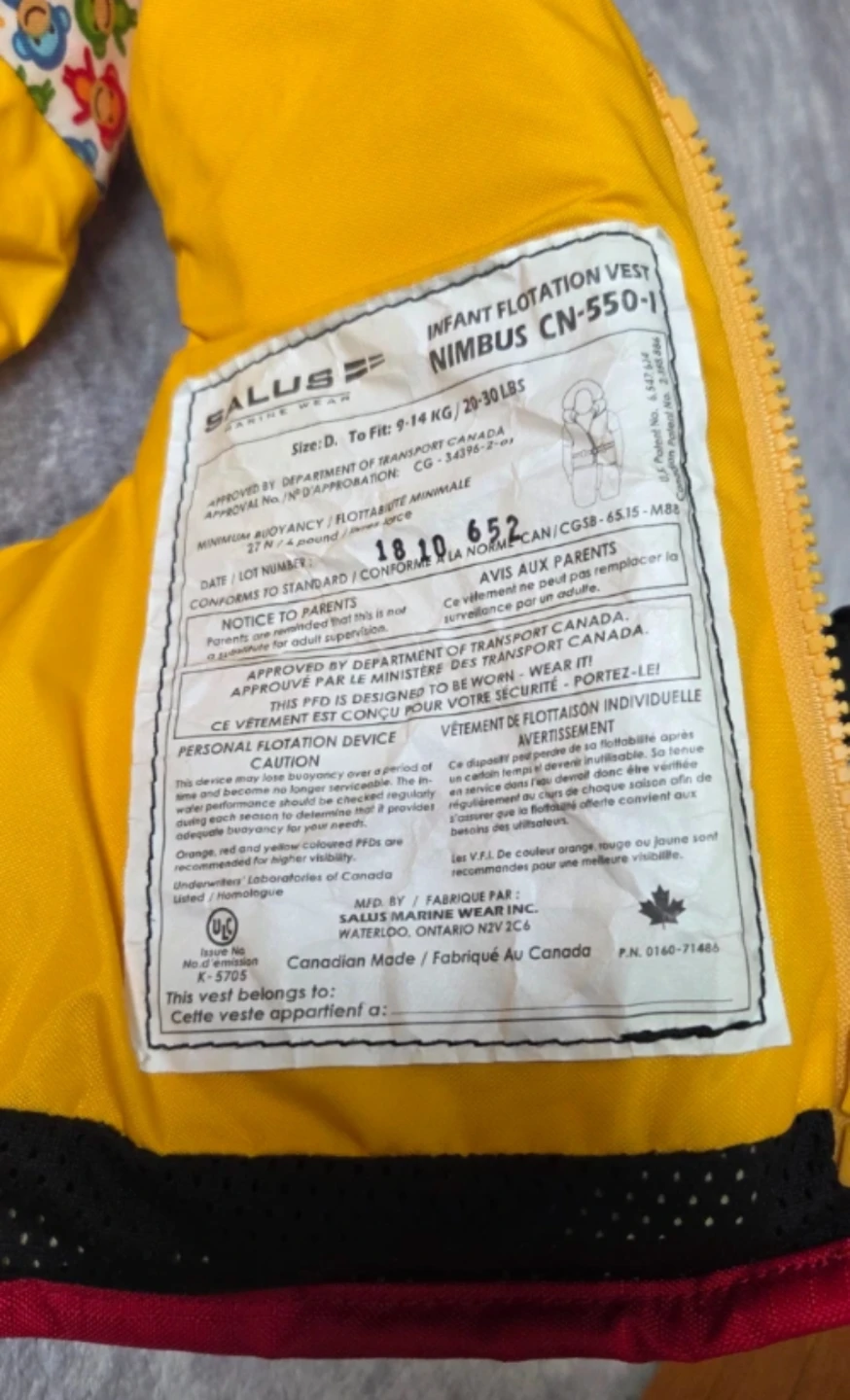 Infant Life Jacket 🏊‍♂️⚽️ - photo 4