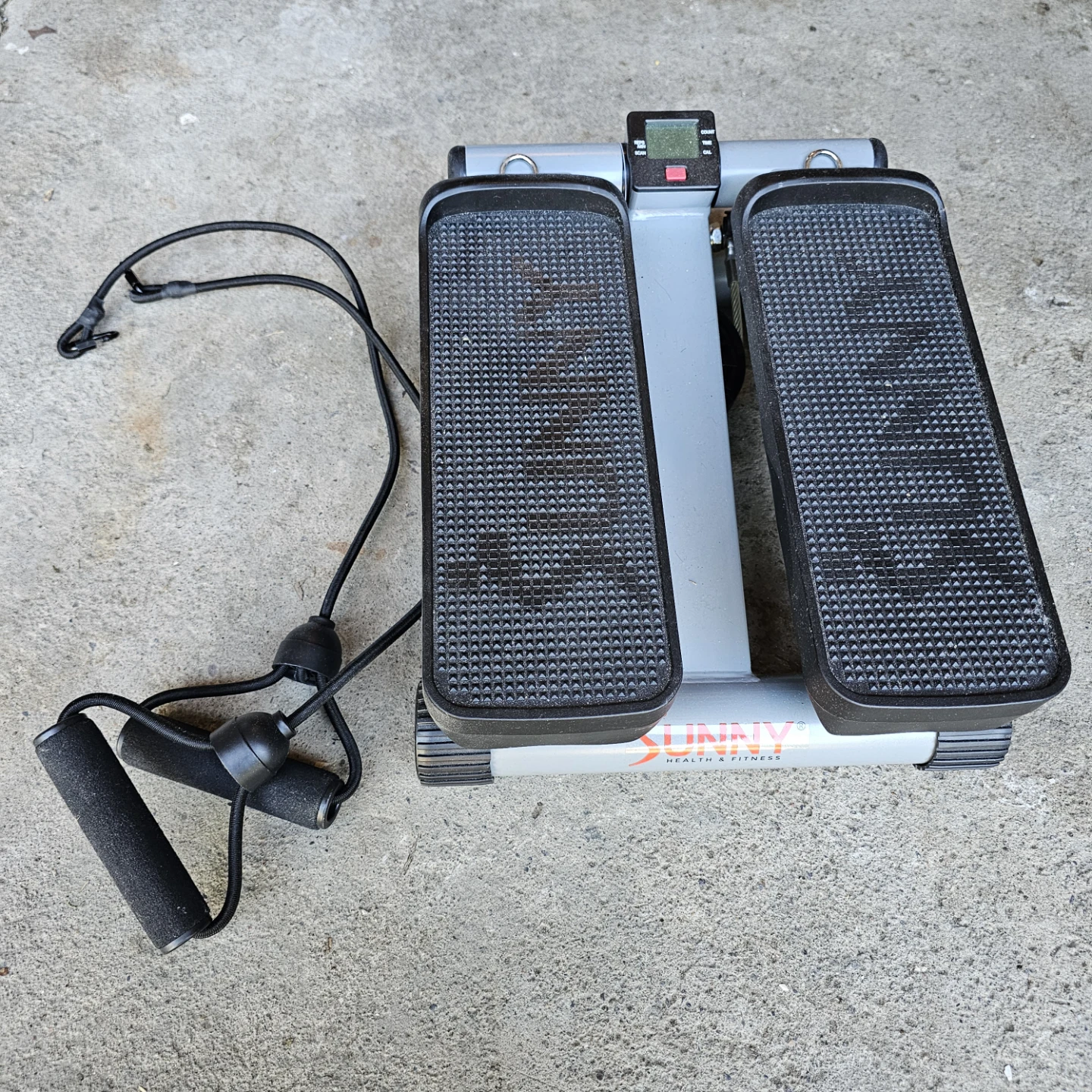 Sunny Health & Fitness Stepper with Resistance Bands