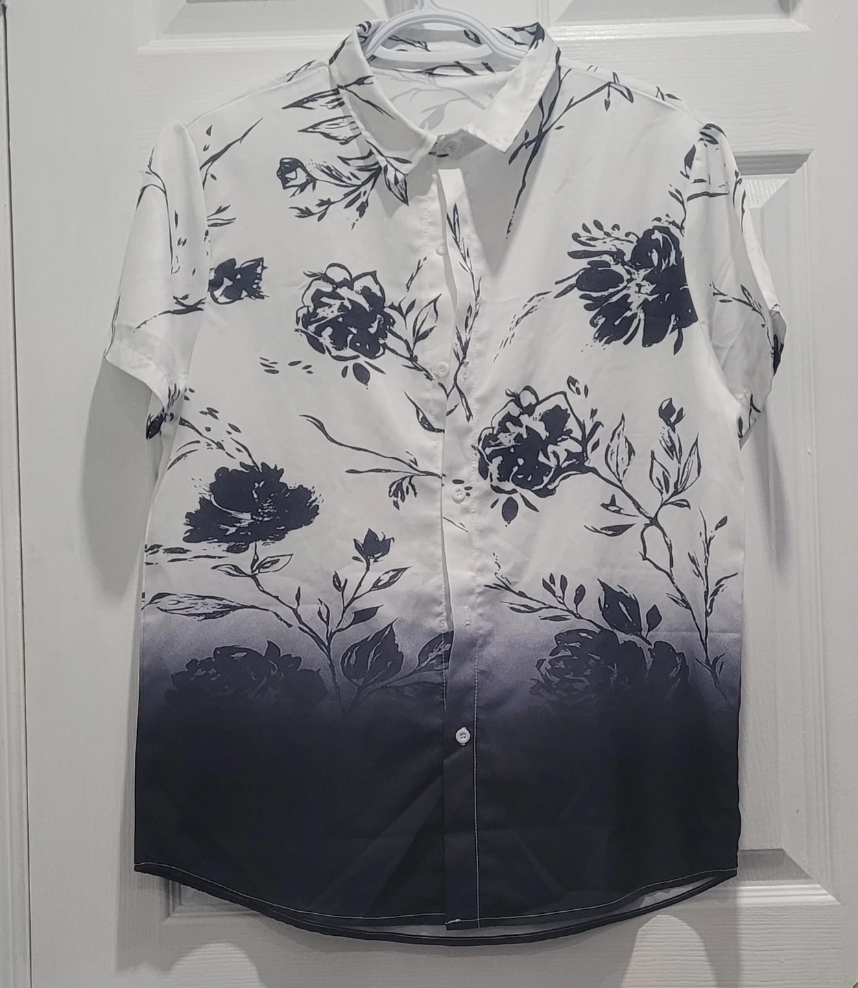 Men's Short Sleeve Floral Shirt