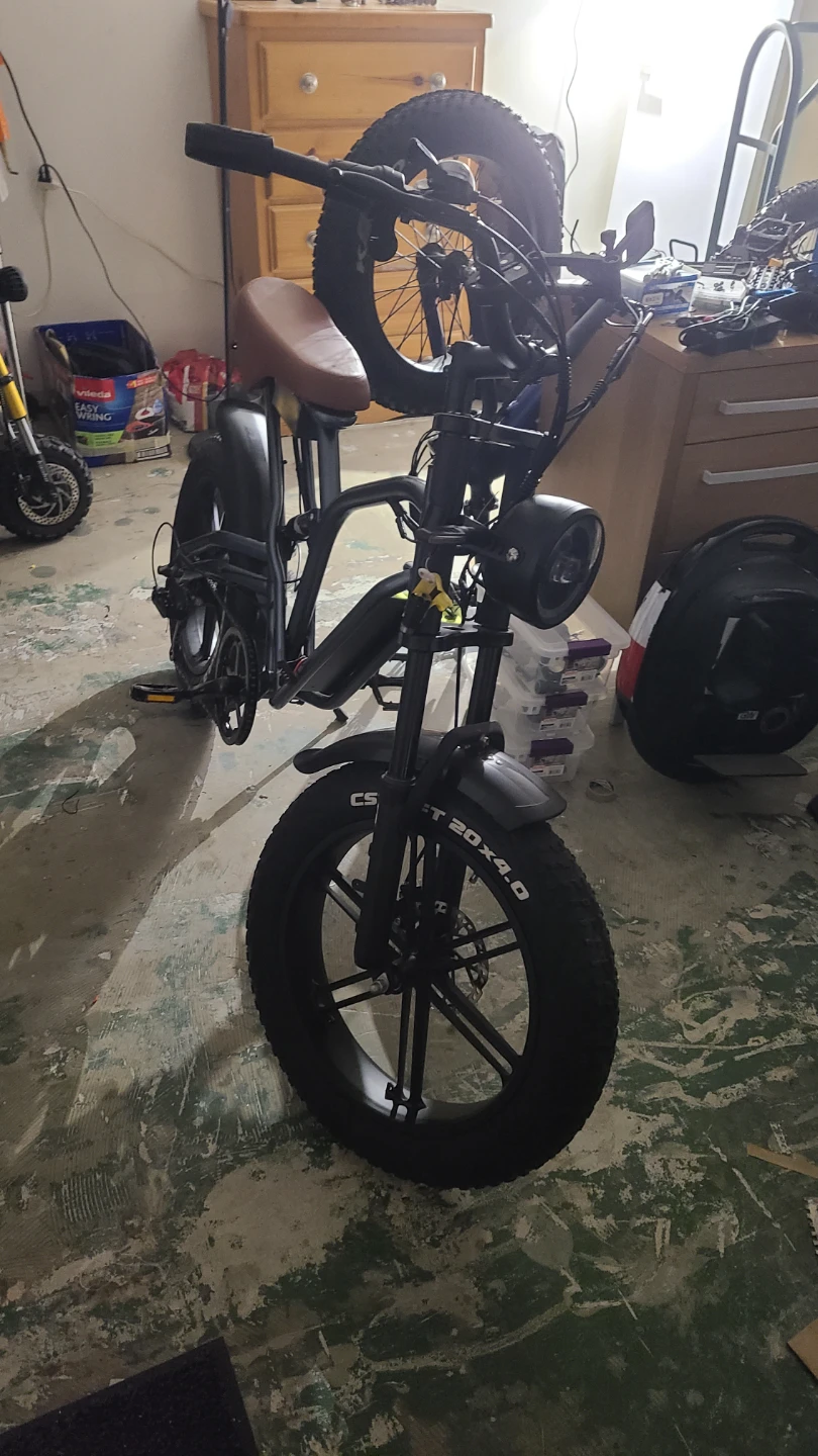 Black Fat Tire Electric Bike